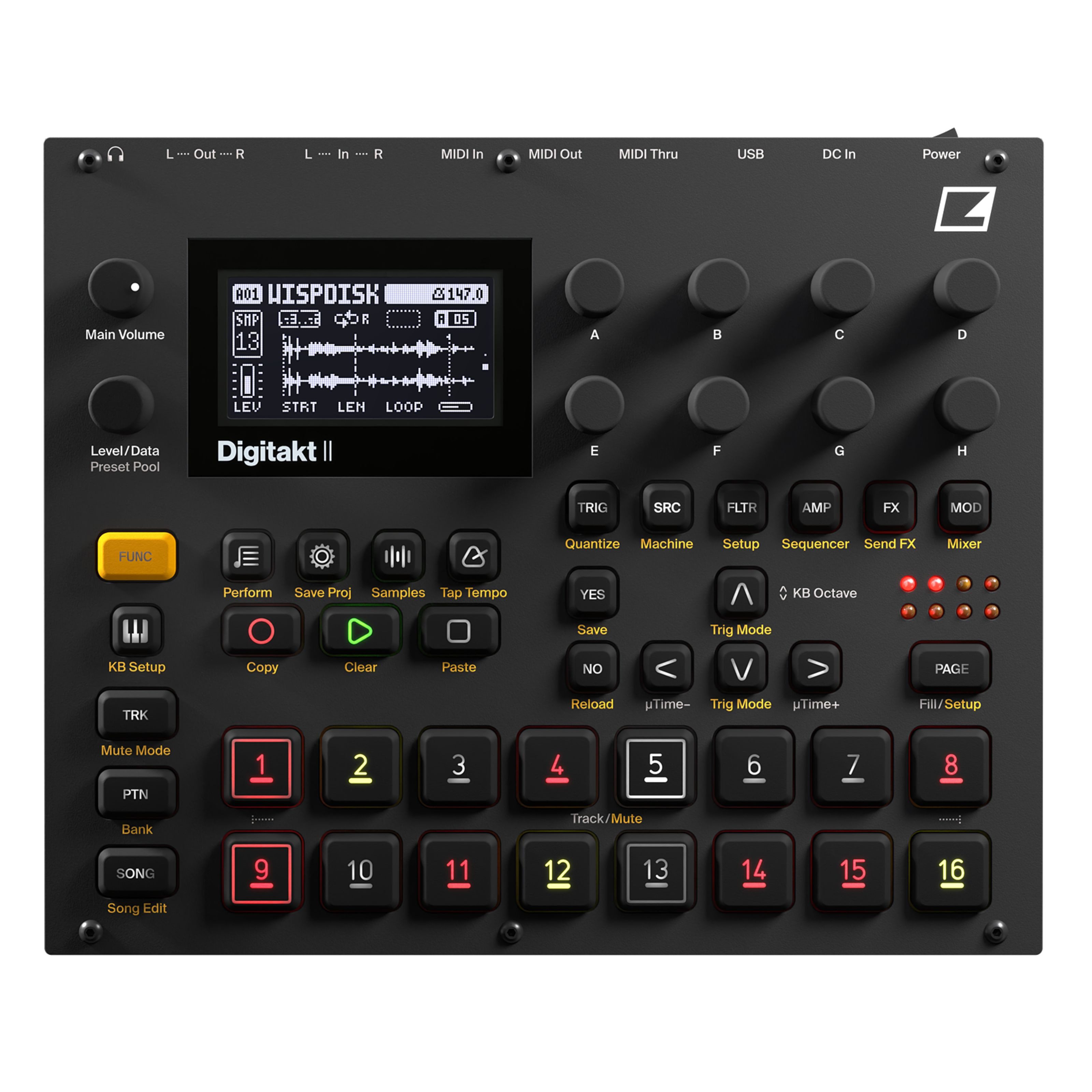 Elektron Synthesizer (Groove-Tools, Drumcomputer), Digitakt II