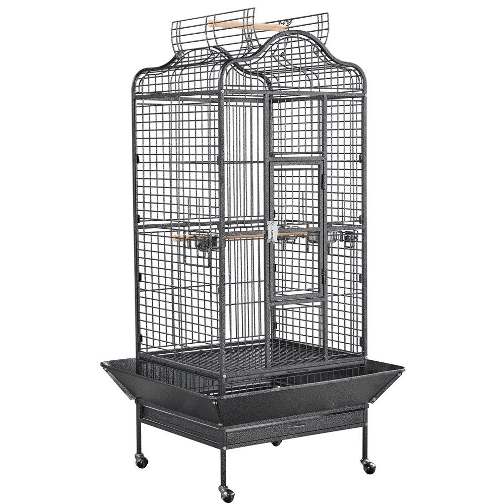 Yaheetech Vogelkäfig, Käfig Vogelvoliere Vogelhaus Tierkäfig
