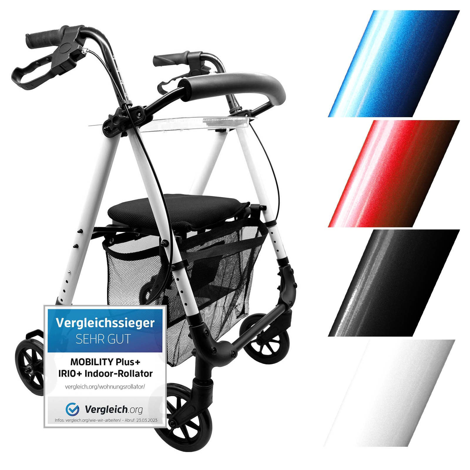 MOBILITY Plus+ Rollator IR10+, Indoor Gehwagen
