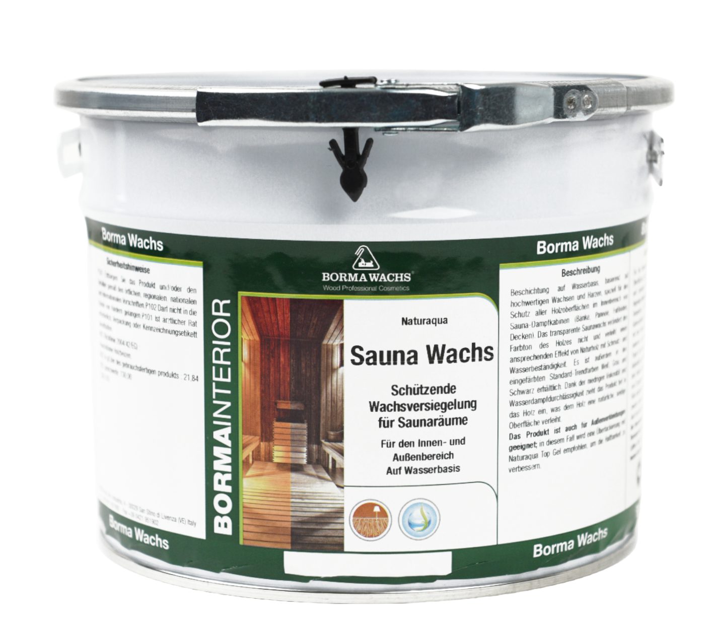 BORMA Sauna Wachs 2,5 L Schwarz