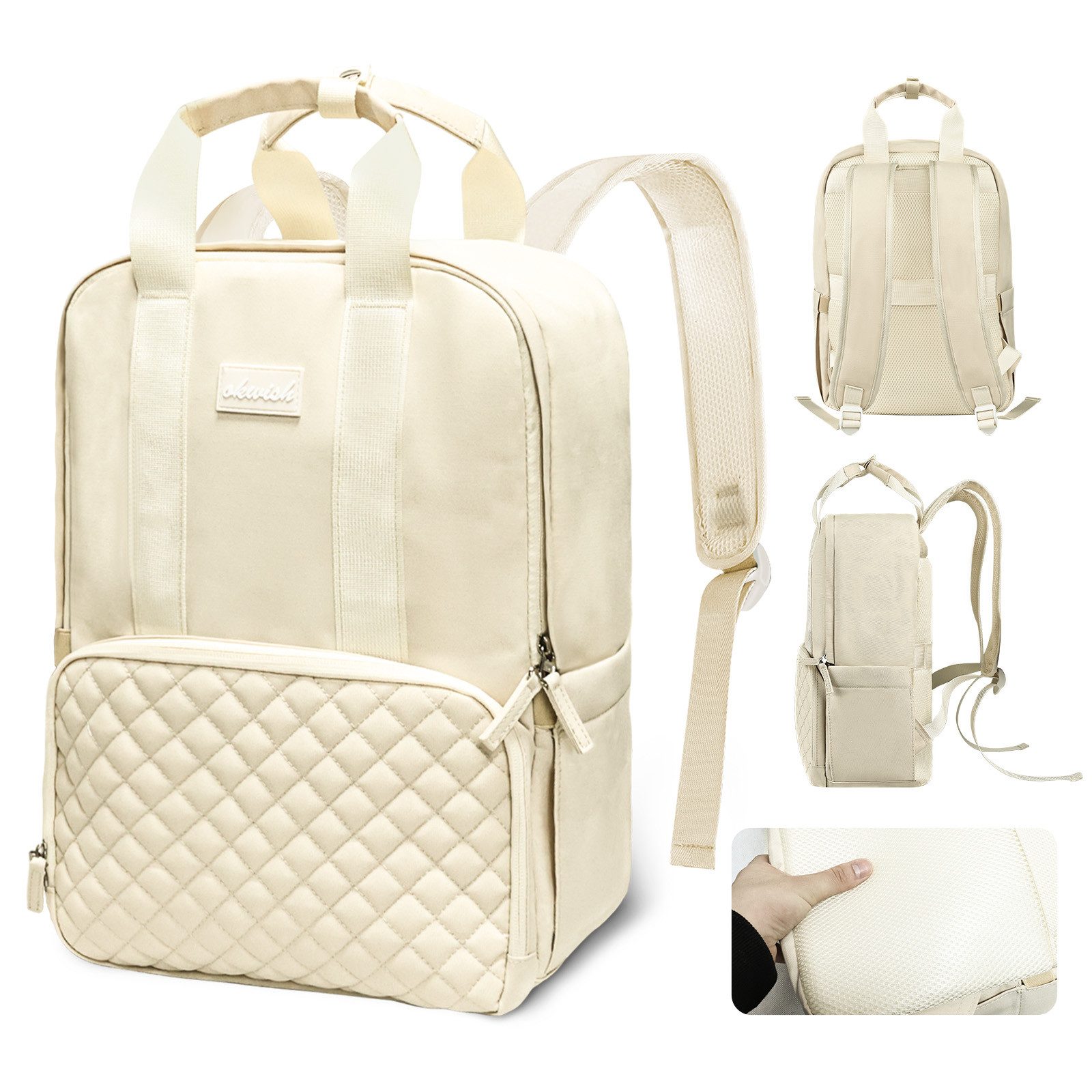 REDOM Laptoprucksack Rucksäcke Schulrucksack Wasserdichter Tagesrucksack