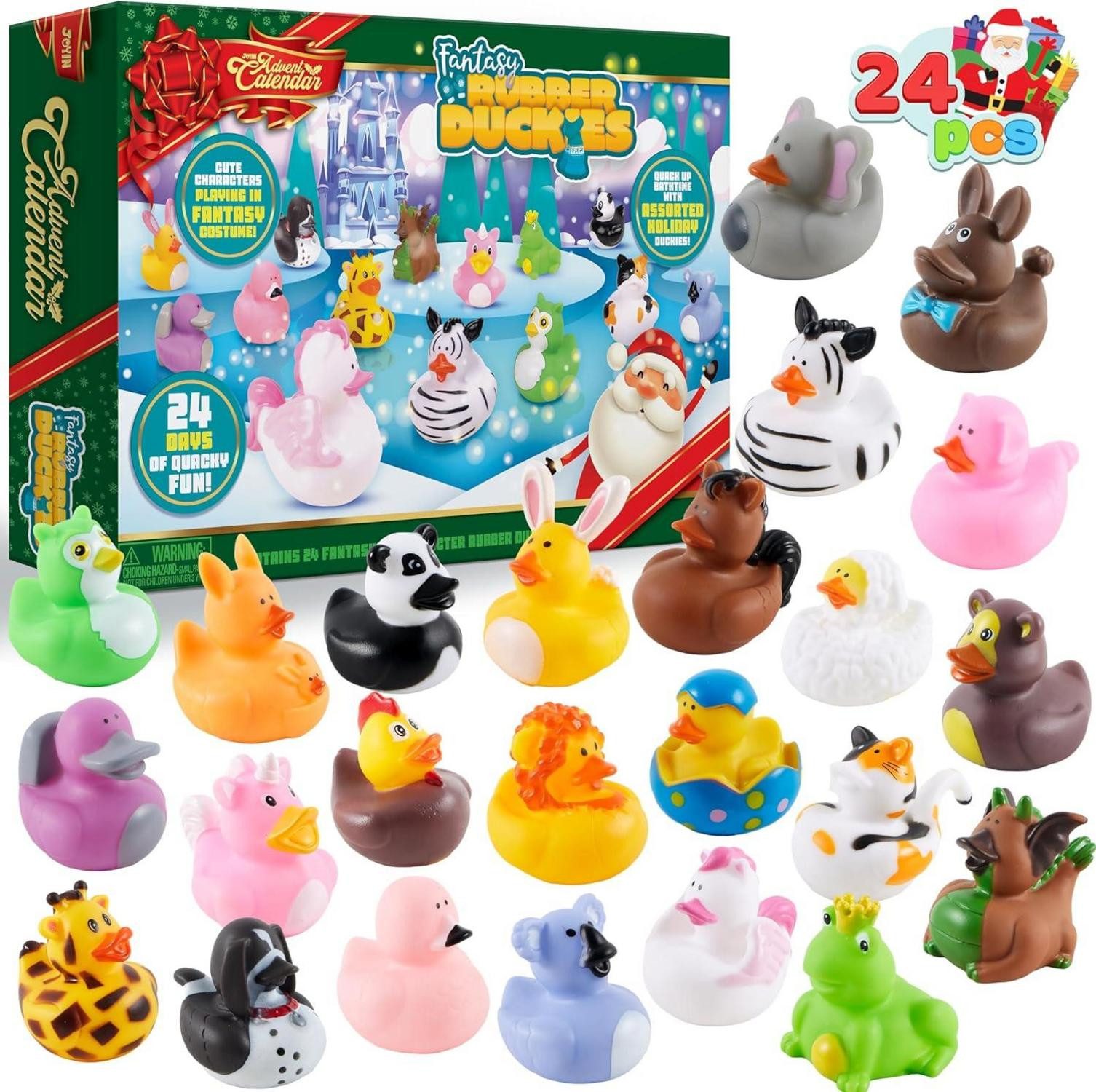 LuxusKollektion Spielzeug-Adventskalender Adventskalender 2024 mit Tiergummis