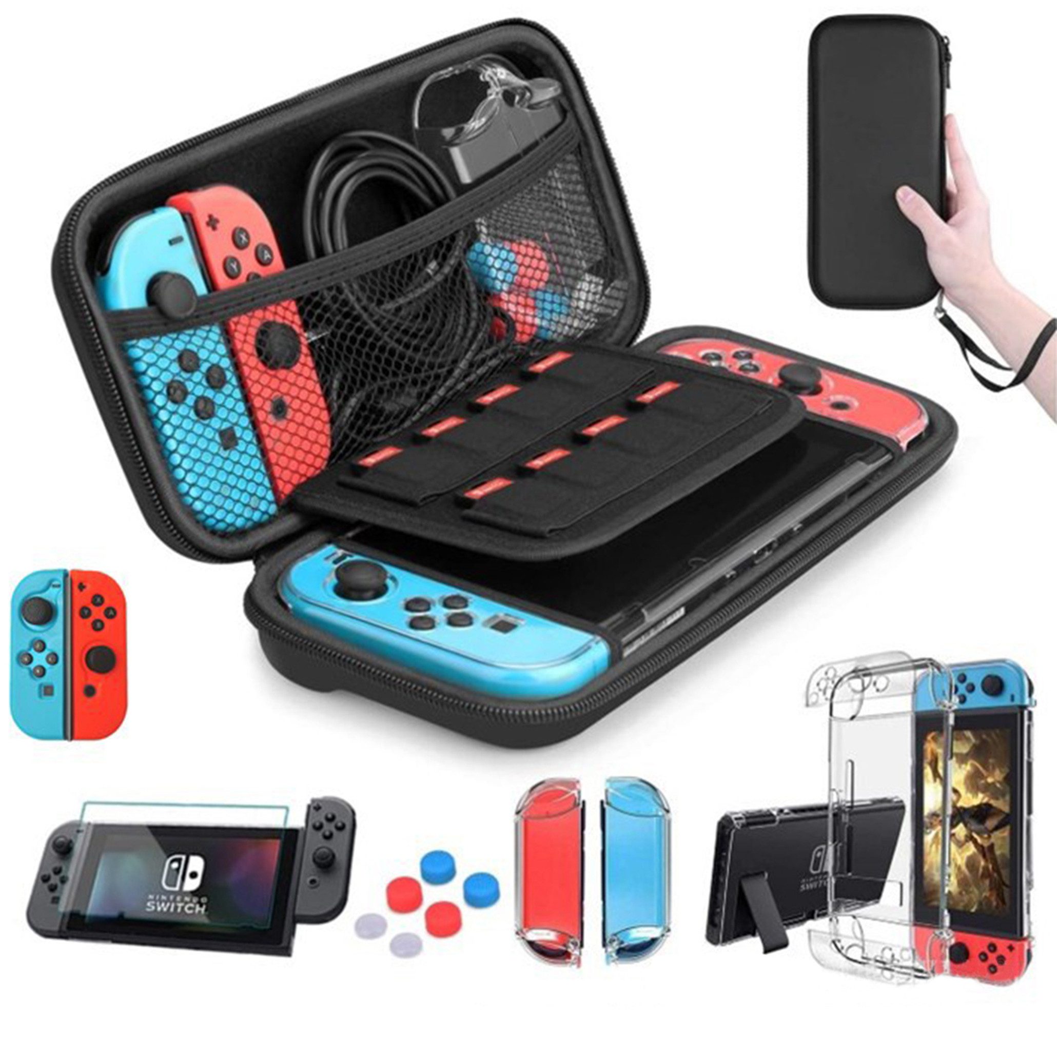 BRAIDOL Switch-Controller, Spielekonsolen-Tasche, Nintendo Switch Zubehör