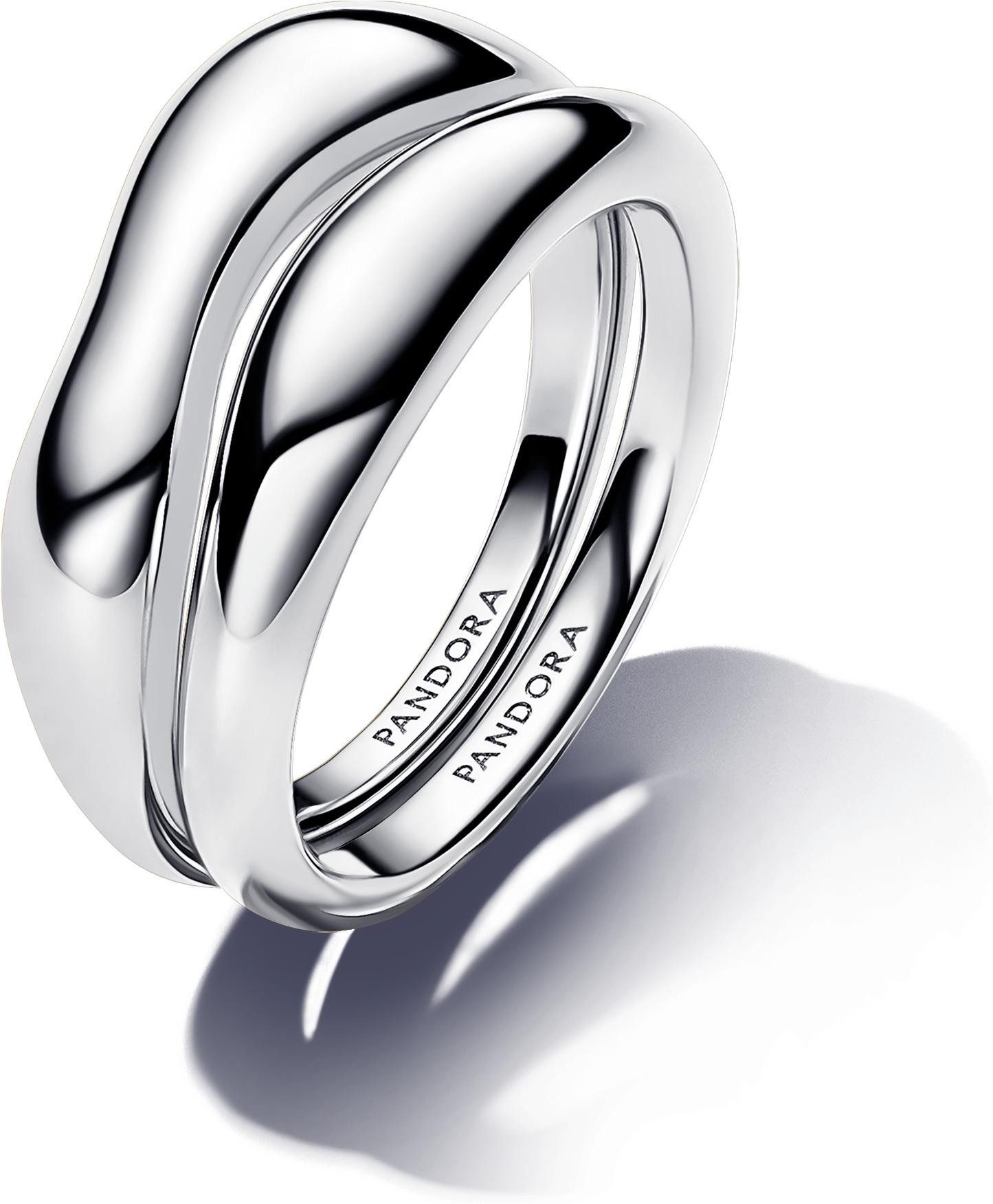 Pandora Fingerring Pandora Organisch Geformte Stacking-Ringe