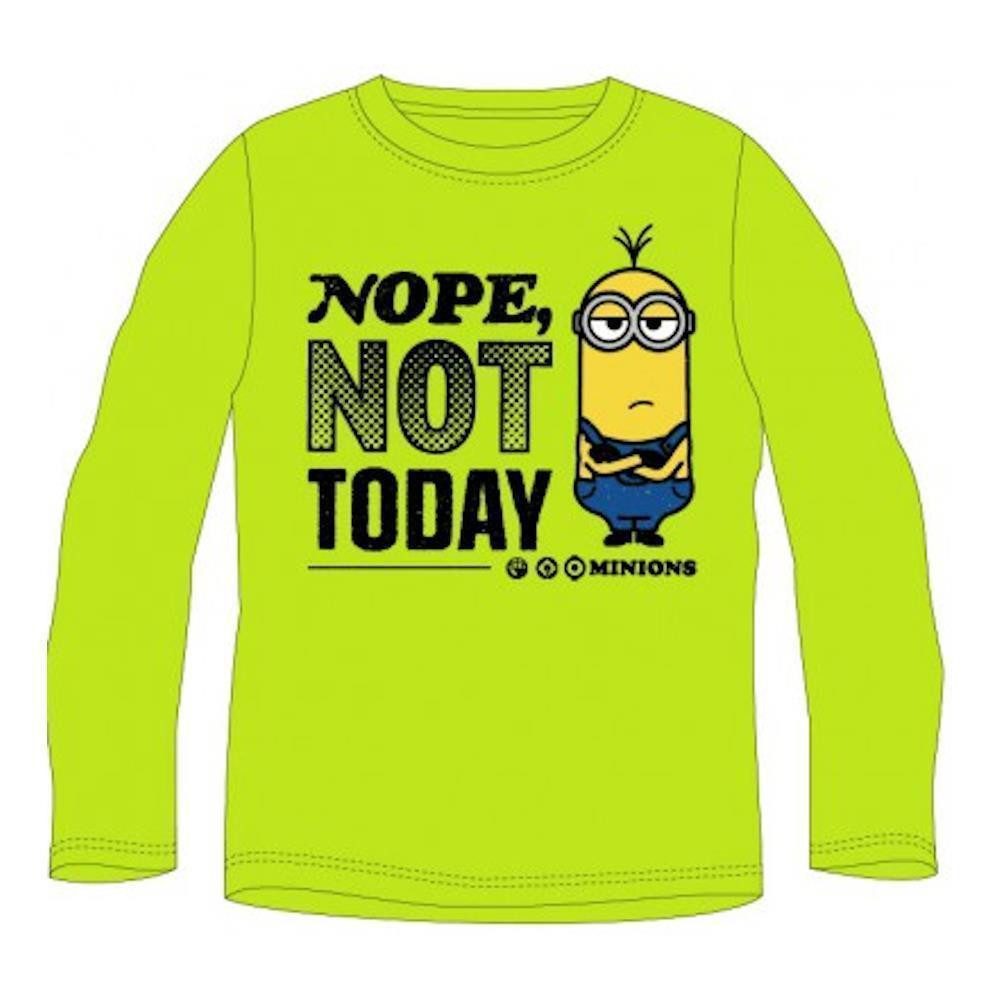 Minions T-Shirt Minions Jungen Langarm-Shirt, 'Nope.