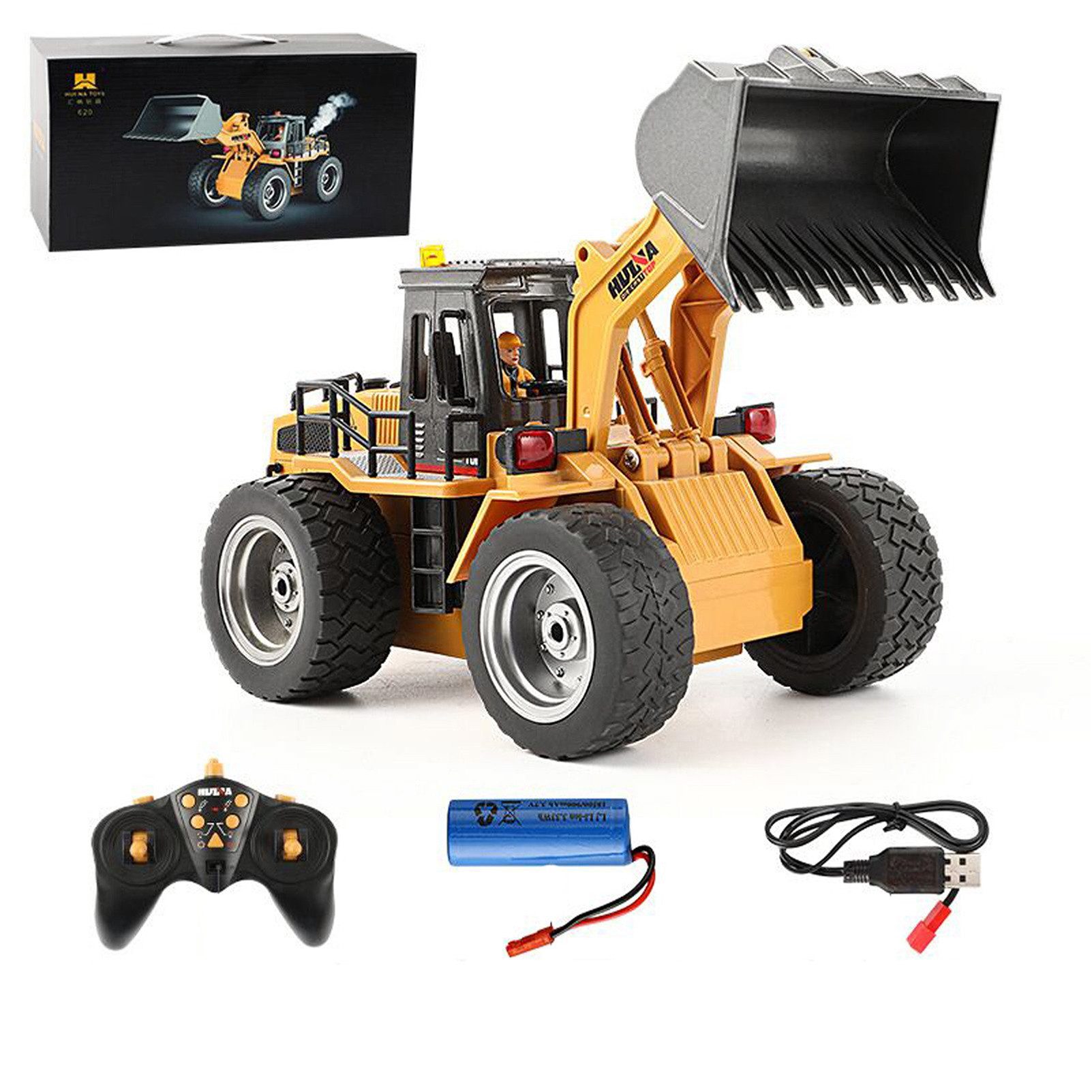 Esun RC-Auto Radlader Ferngesteuert Bagger,2,4GHz RC