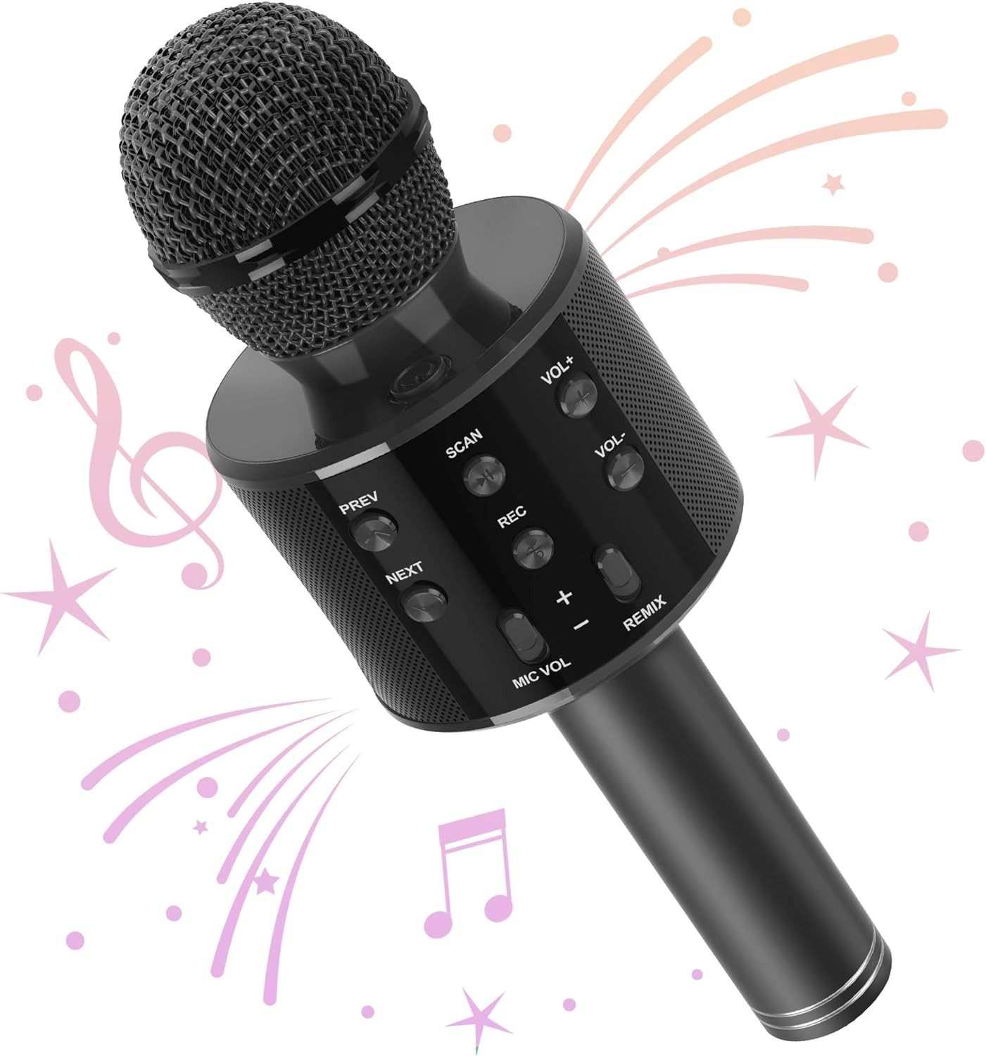 Wisam Mikrofon Wireless Bluetooth Mikrofon WS-858