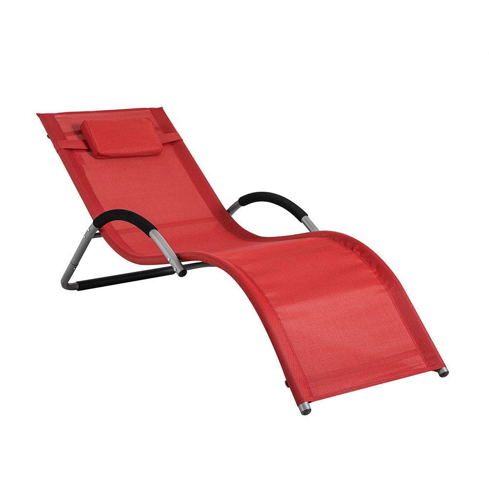 SoBuy Gartenliege OGS38, Sonnenliege Gartenliege Relaxstuhl