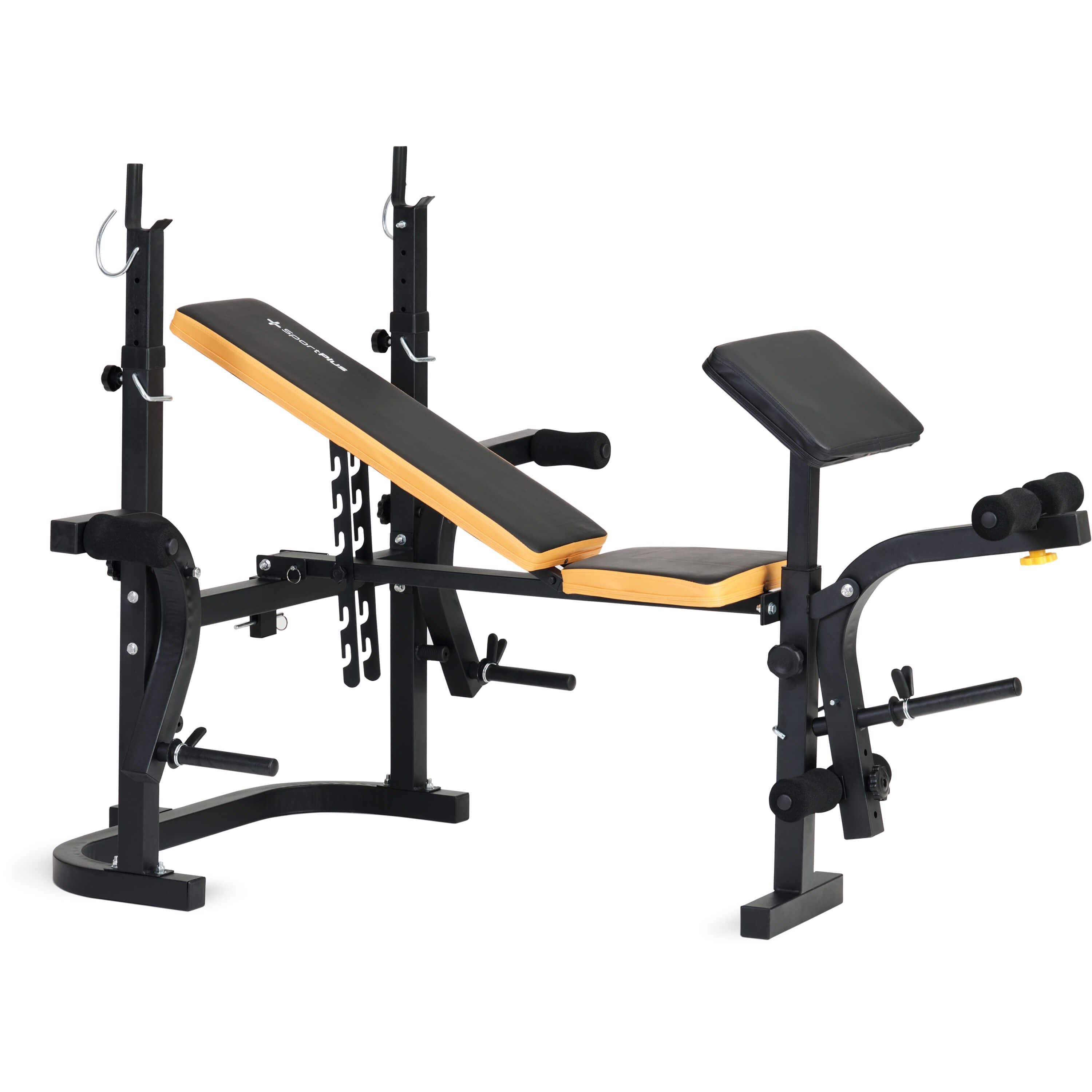 SportPlus Hantelbank SP-WB-003-B, 4-in-1 Hantelbank mit