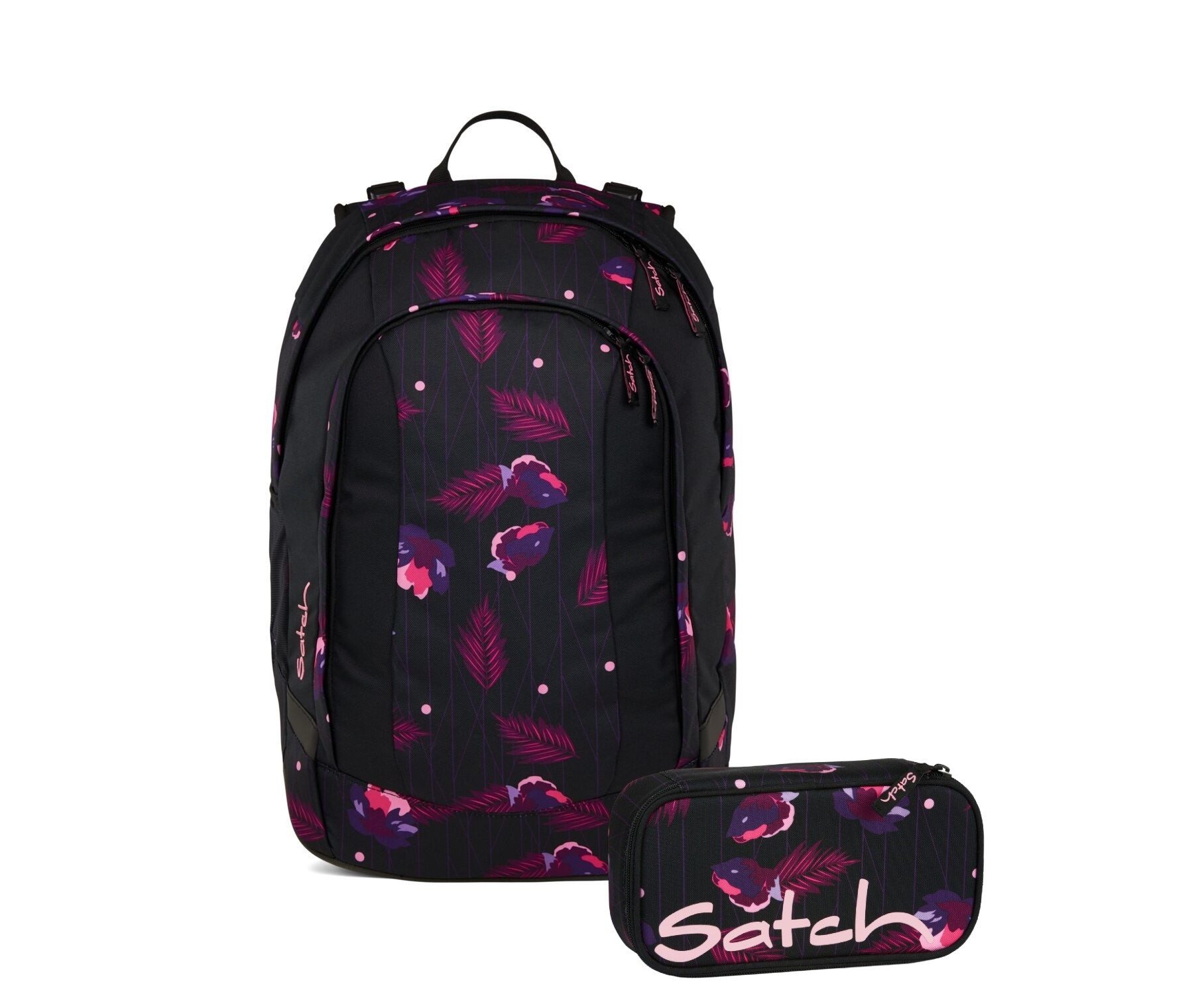 Satch Schulranzen Schulrucksack-Set AIR Mystic Nights