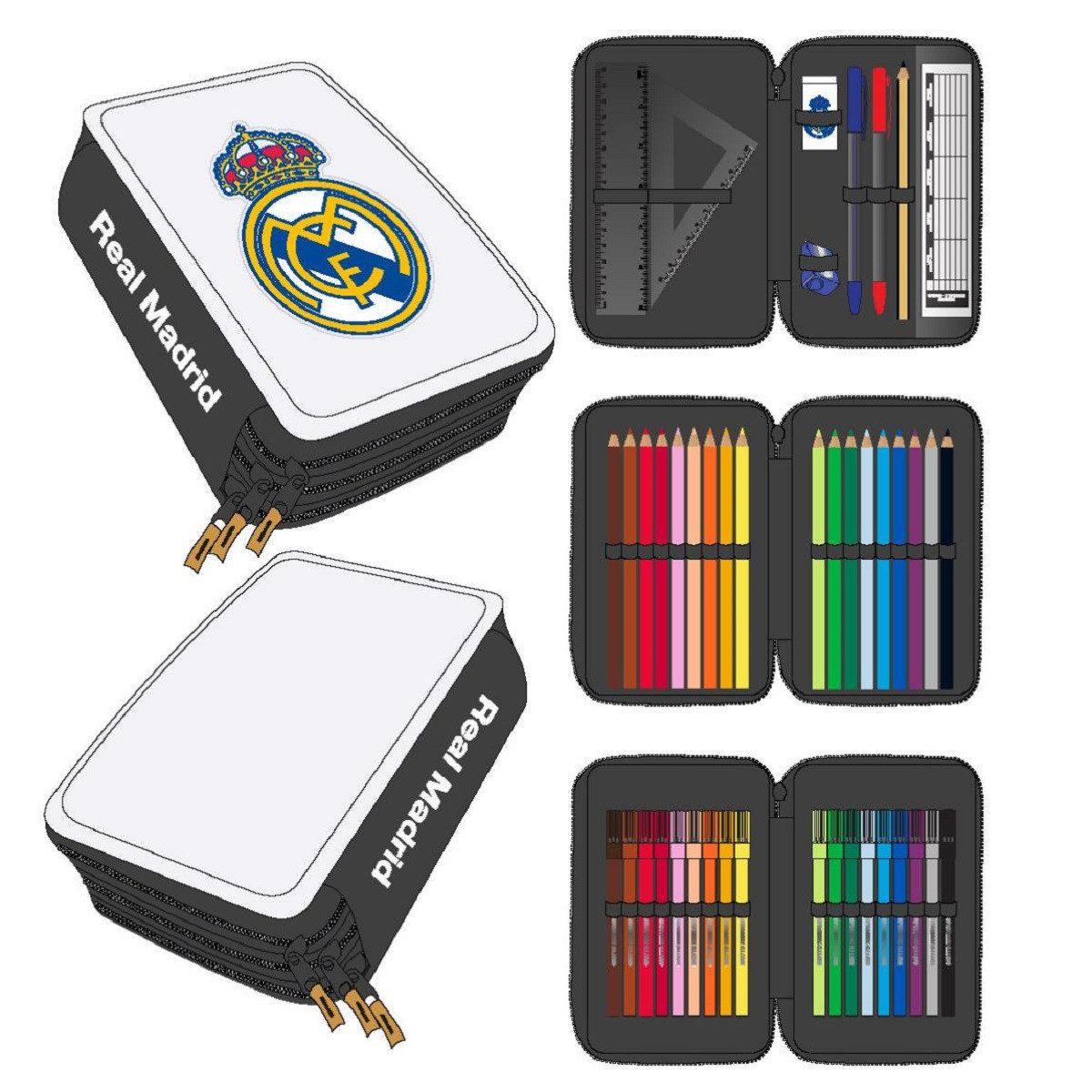 Cerda Schreibgeräteetui Real Madrid Etui für