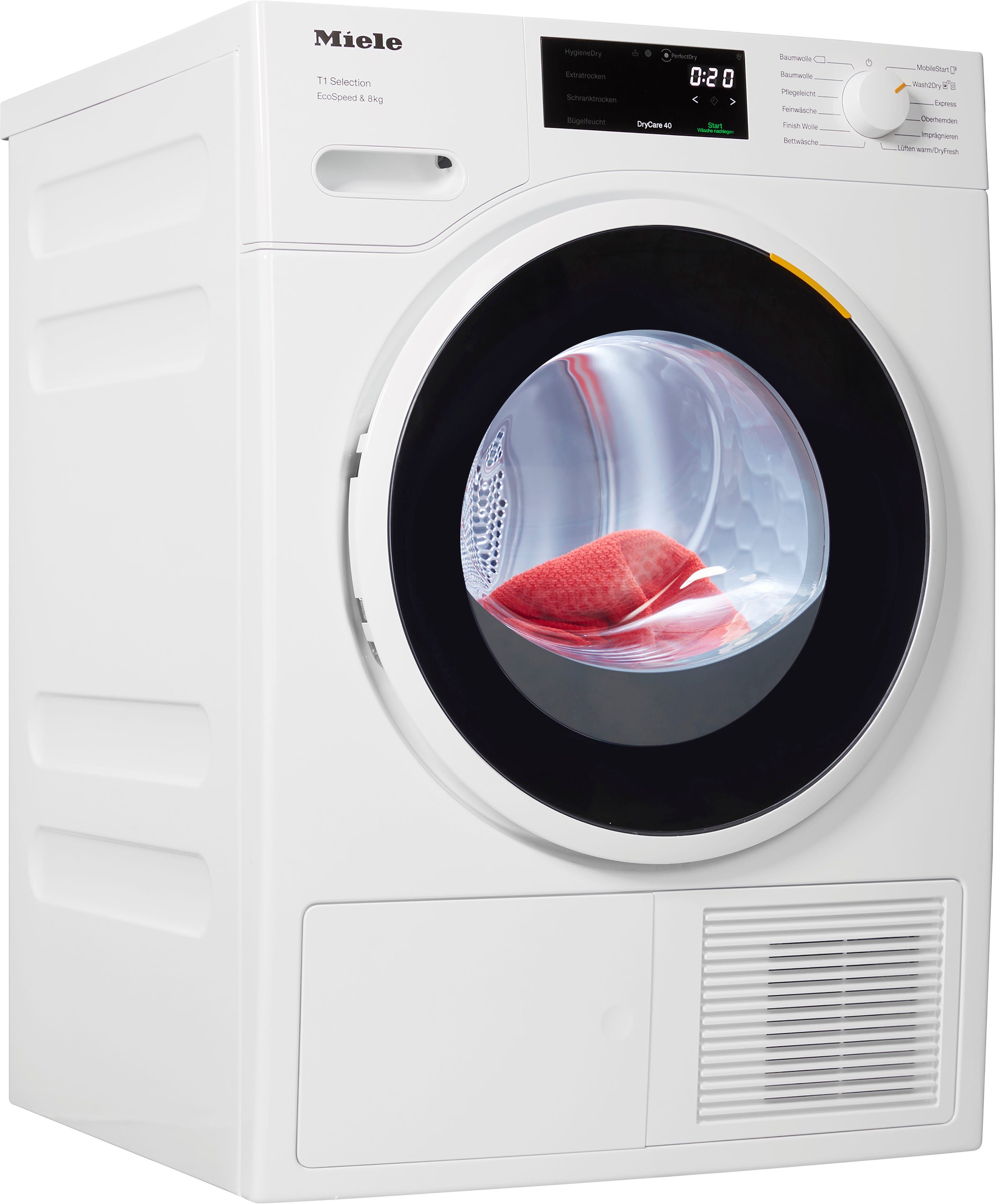 Miele Wärmepumpentrockner TSF763WP, 8 kg, DryCare40