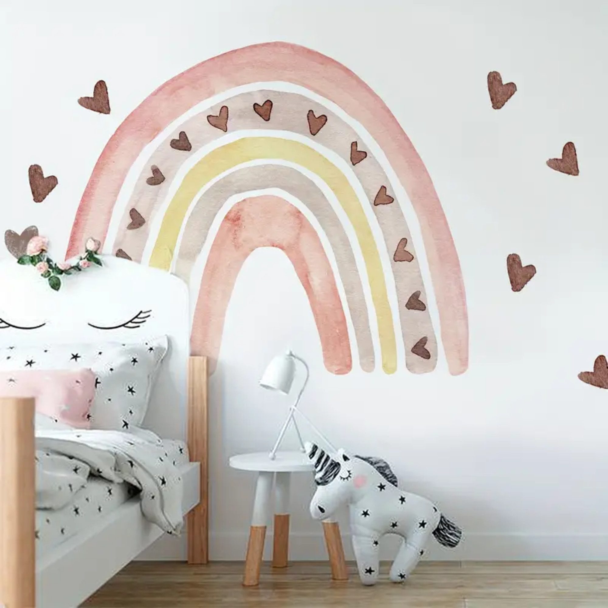 Montegoni Wandtattoo Kinder Wandsticker,Selbstklebende (Wandaufkleber mit