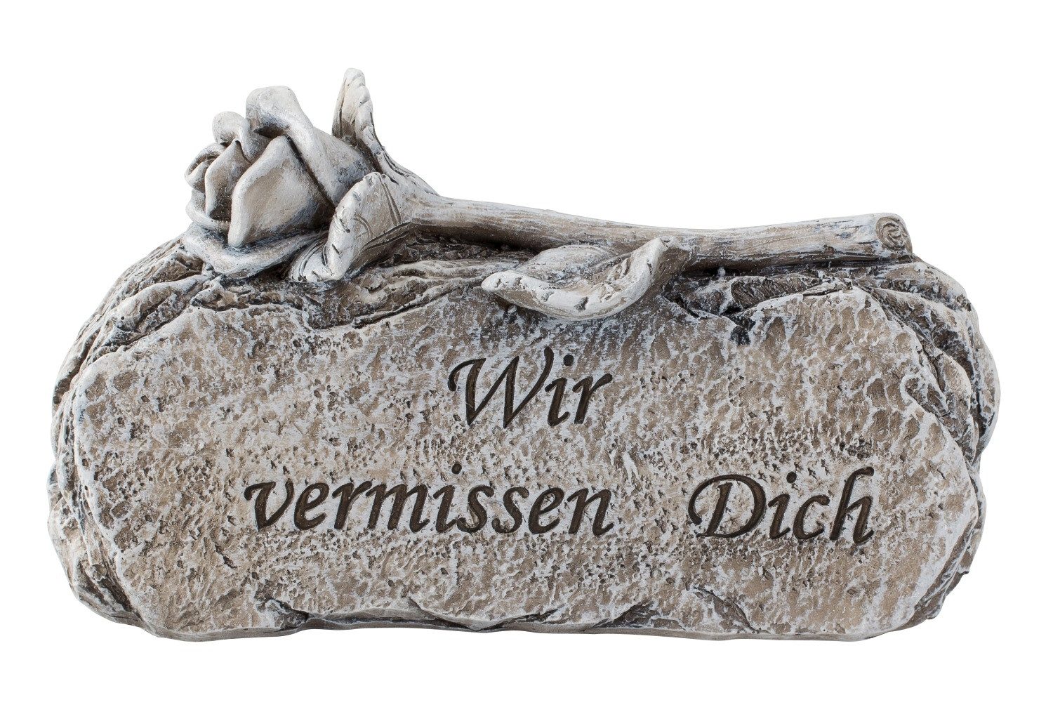 MF Grabkerze Grabdeko Wir vermissen Dich