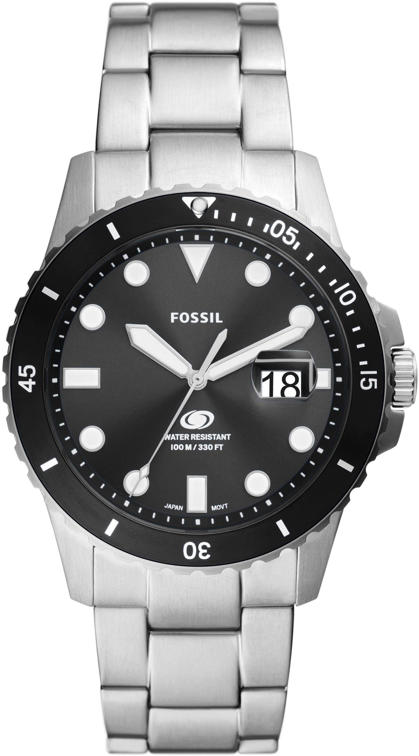 Fossil Quarzuhr FOSSIL BLUE FS6032, Armbanduhr,