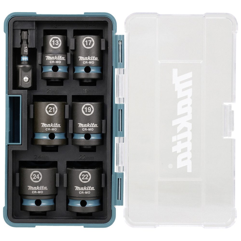 Makita Steckschlüssel Makita Schlagschrauber-Steckschlüsseleinsatz-Set 7teilig E-16592