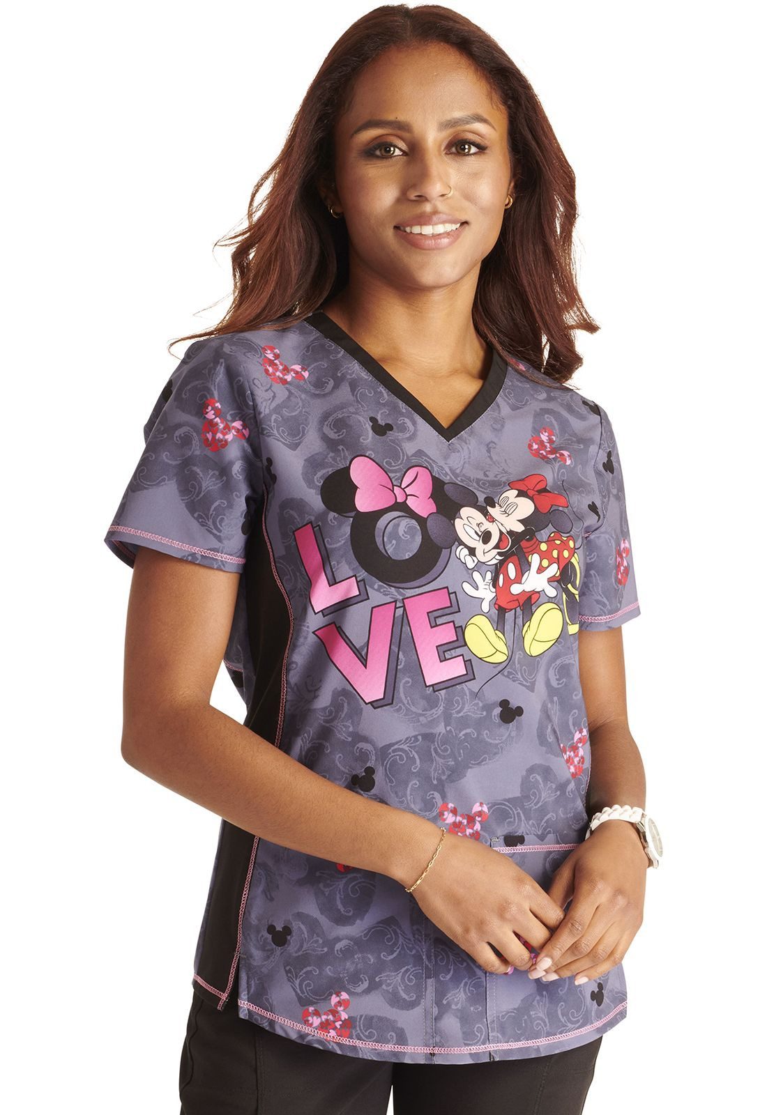 Cherokee Funktionsbluse bund bedruckter Damen Kasack