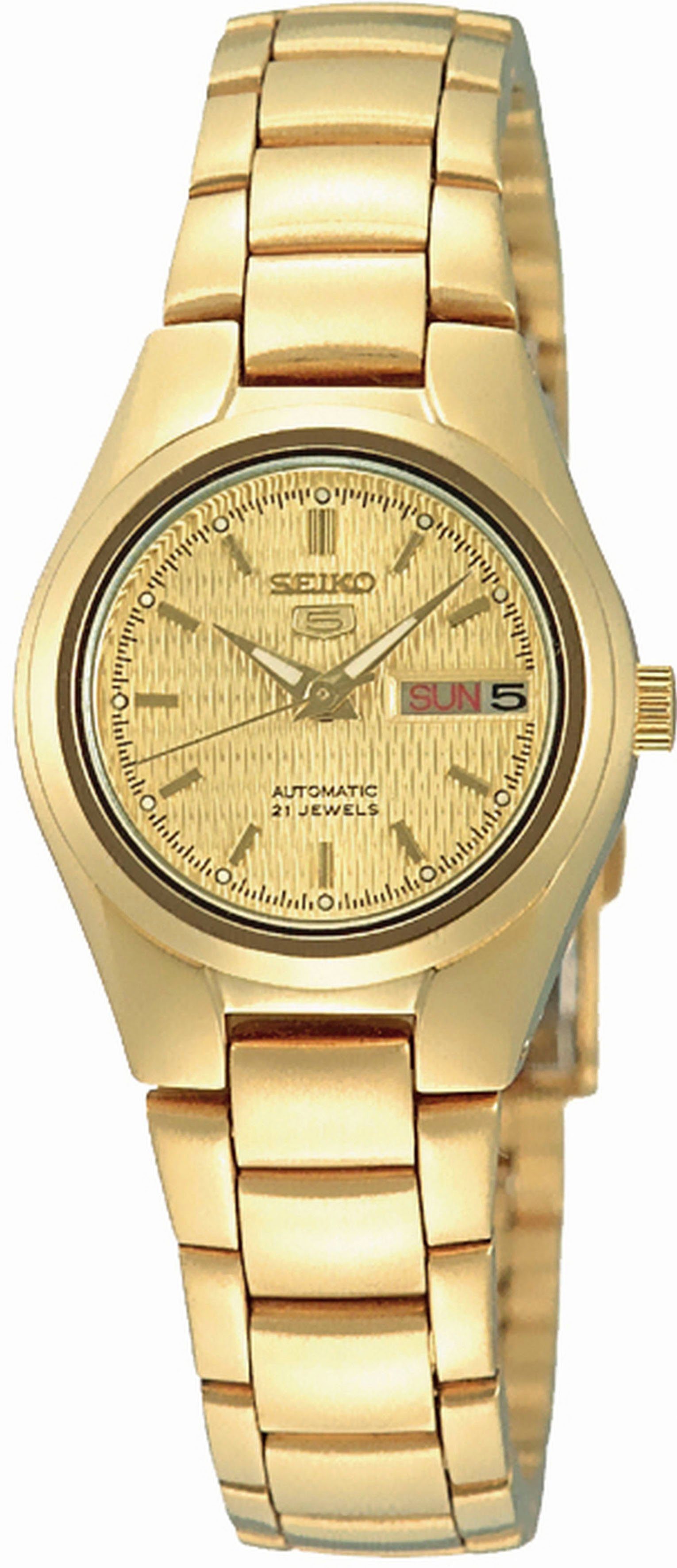 Seiko Automatikuhr Seiko 5 SYMC18K1, Armbanduhr,