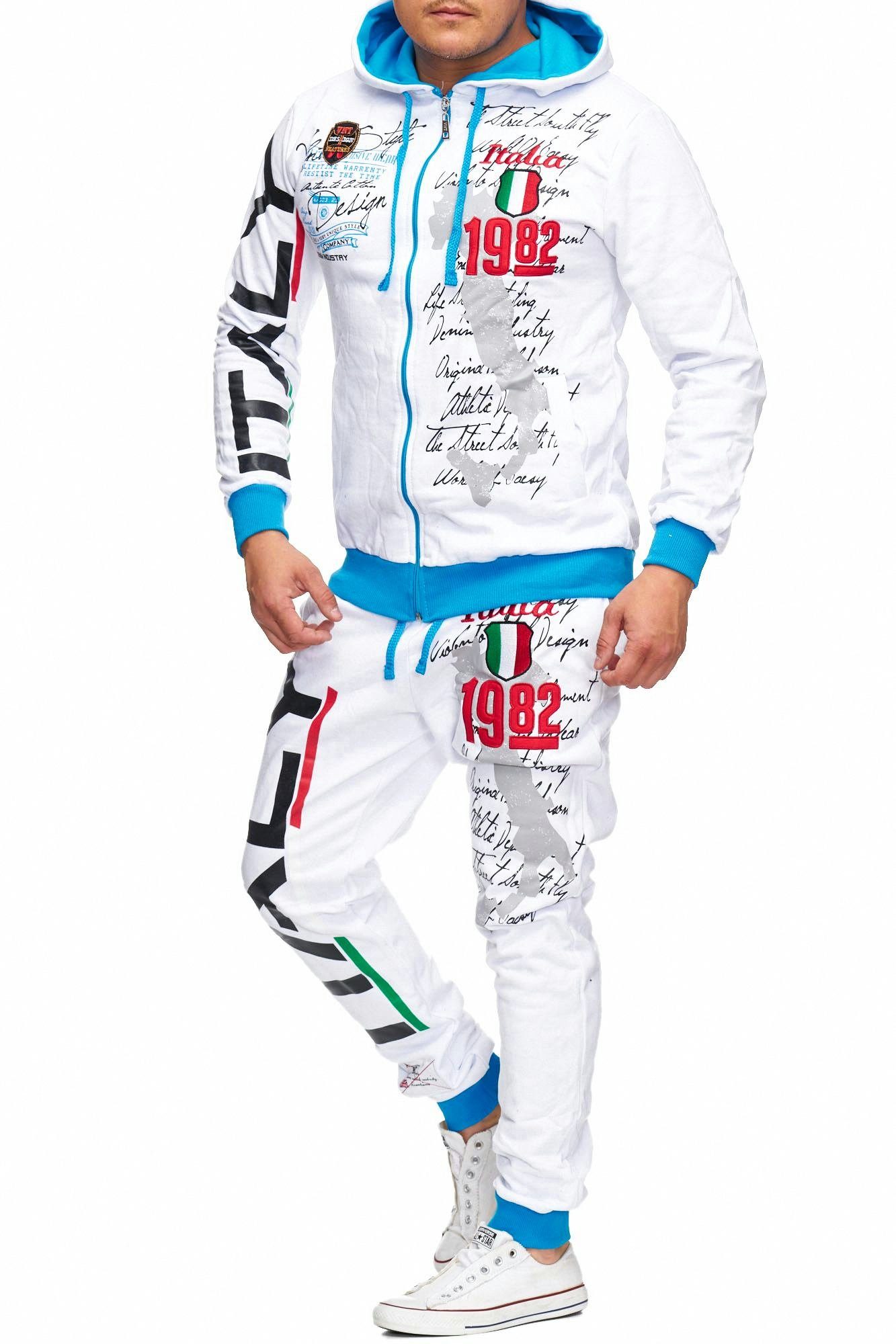 L.gonline Freizeitanzug Herren Jogging-ANZUG, Sporthose und