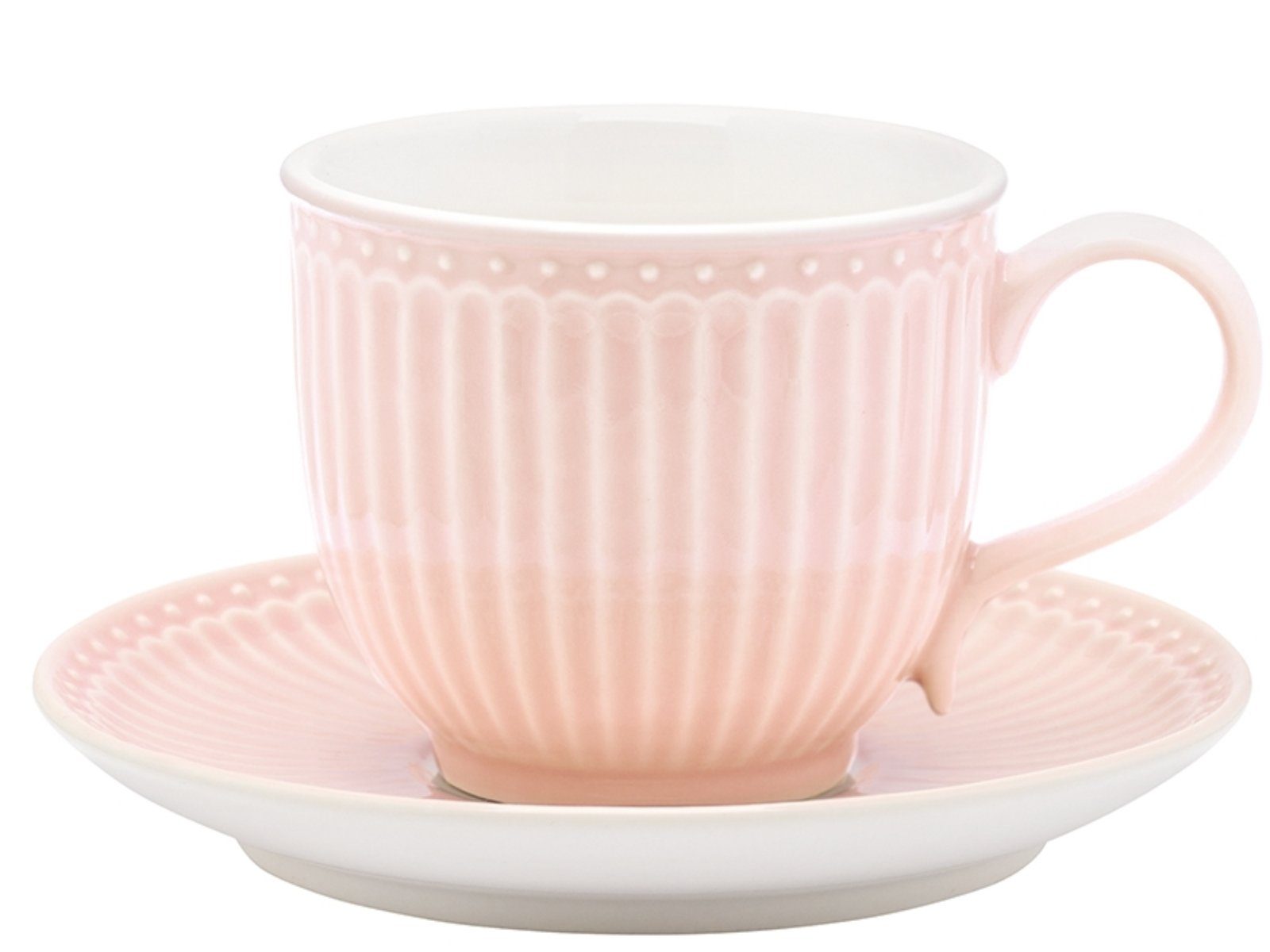 Greengate Tasse Alice Tasse mit Untertasse