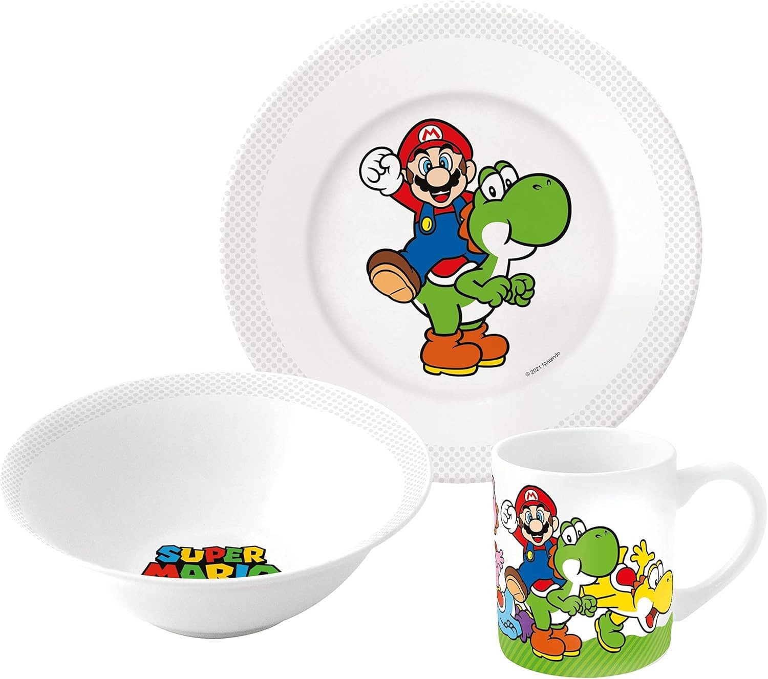 Nintendo Frühstücksteller Nintendo Super Mario Frühstücksset