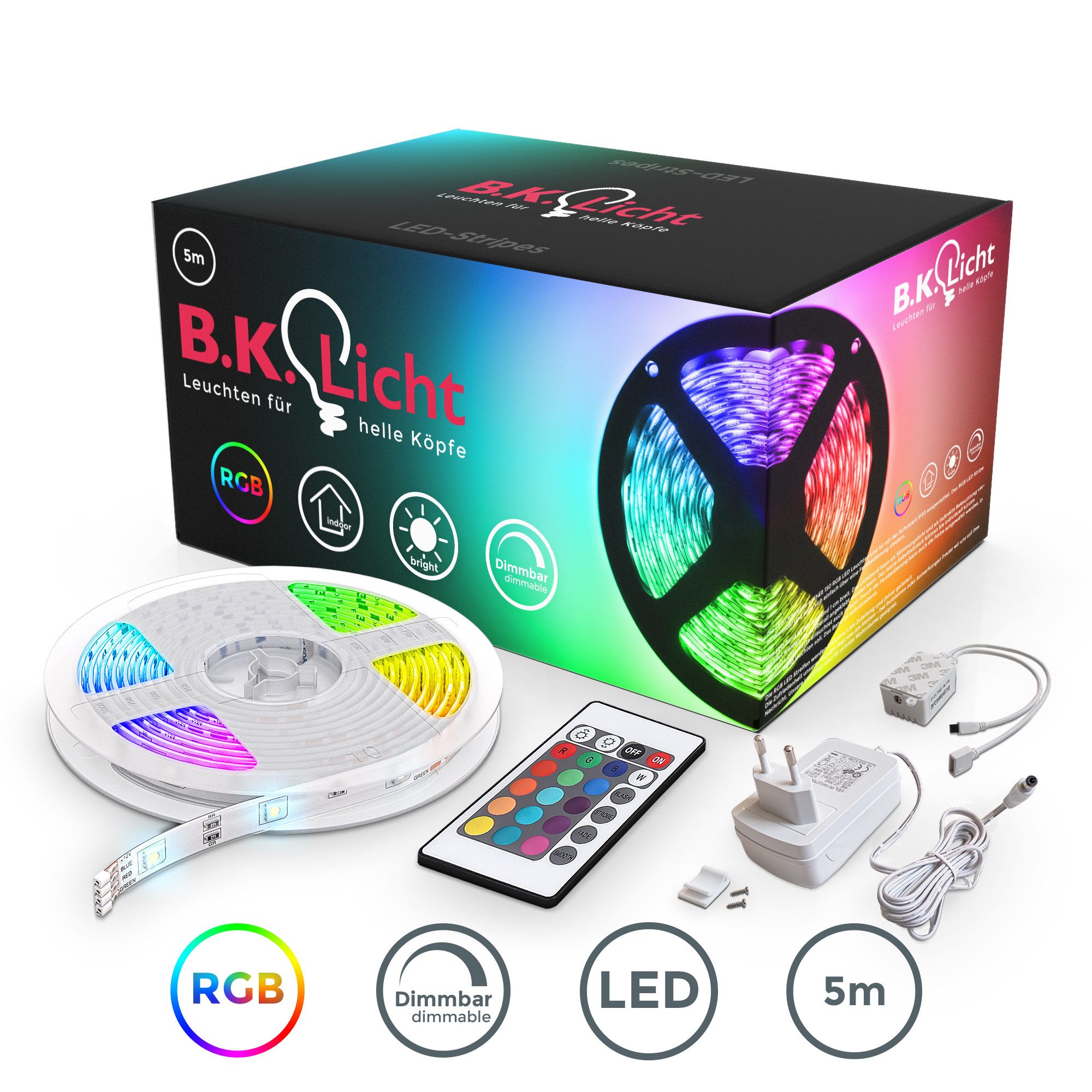 B.K.Licht LED-Streifen 3-10m LED Strip Licht-Band