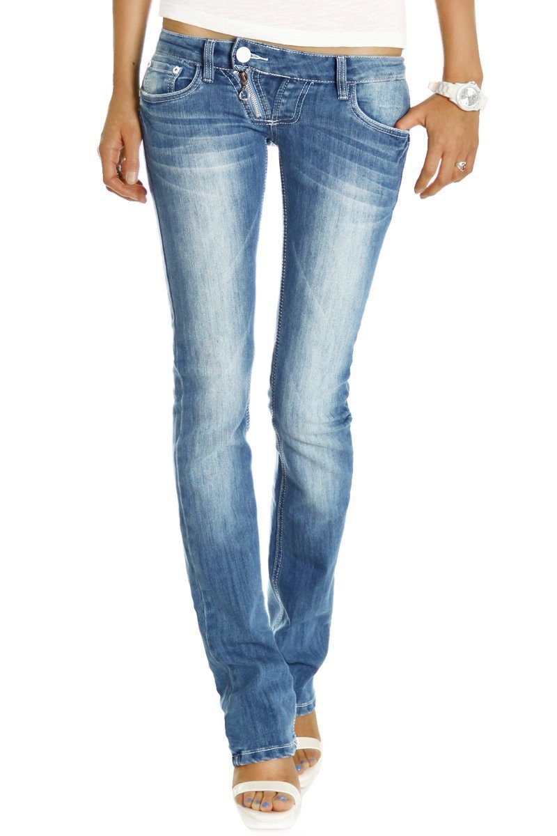 be styled Low-rise-Jeans ultra niedrige Damen