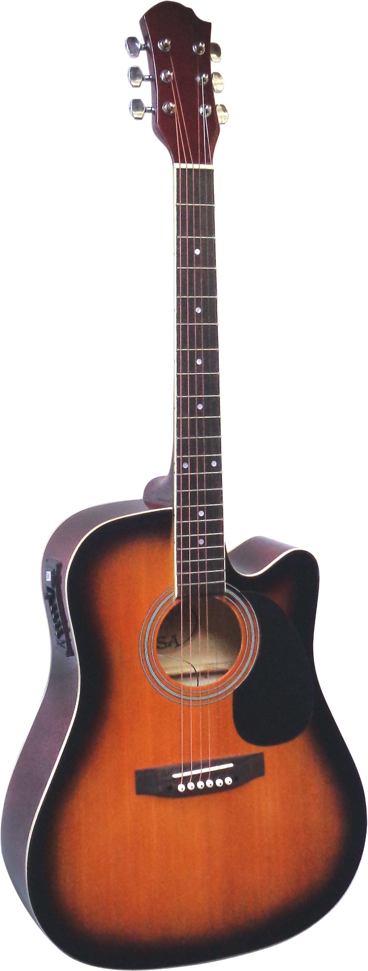 MSA Akustikgitarre 4/4 Western Gitarre mit