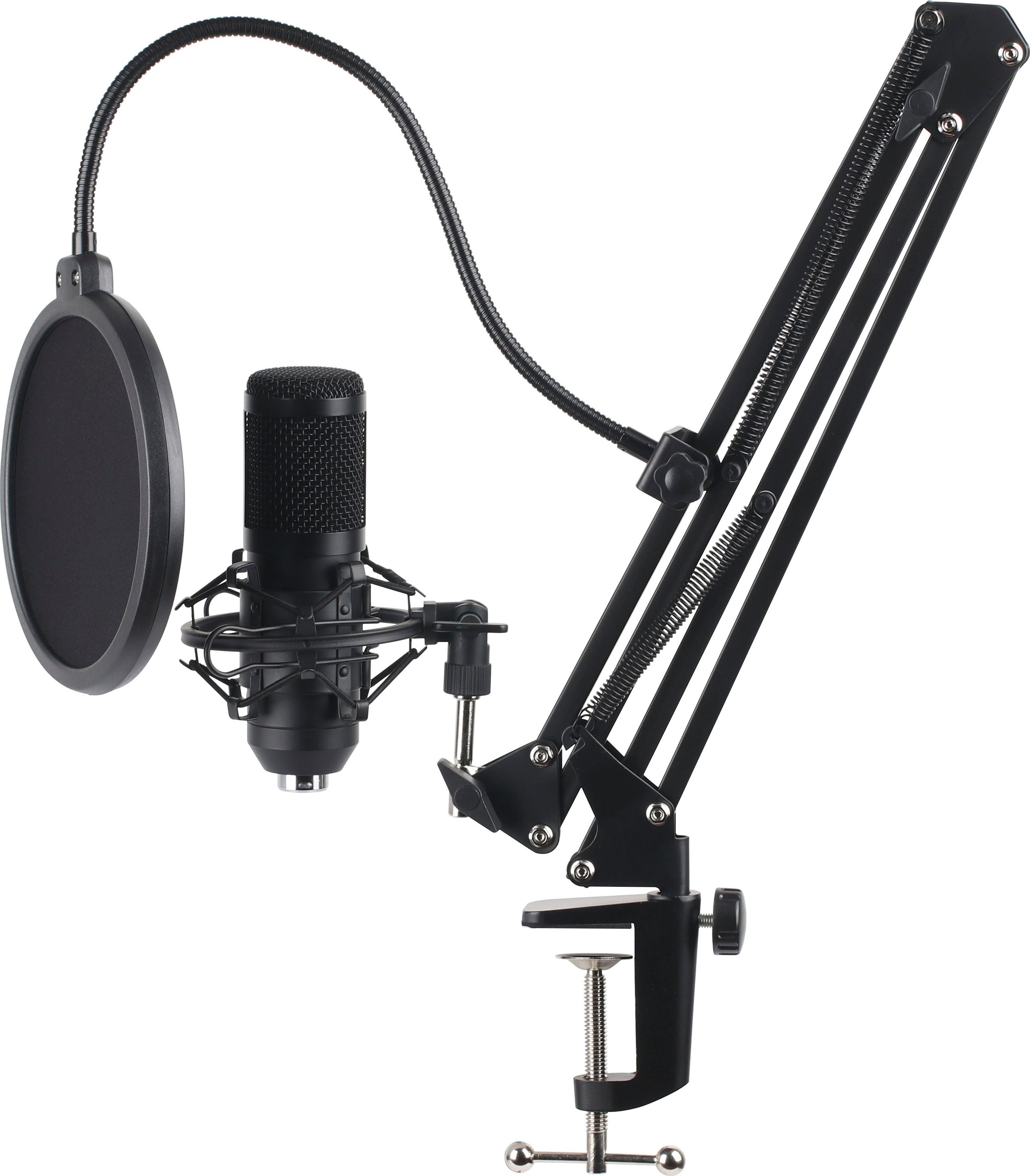 Hyrican Mikrofon USB Streaming Mikrofon Set