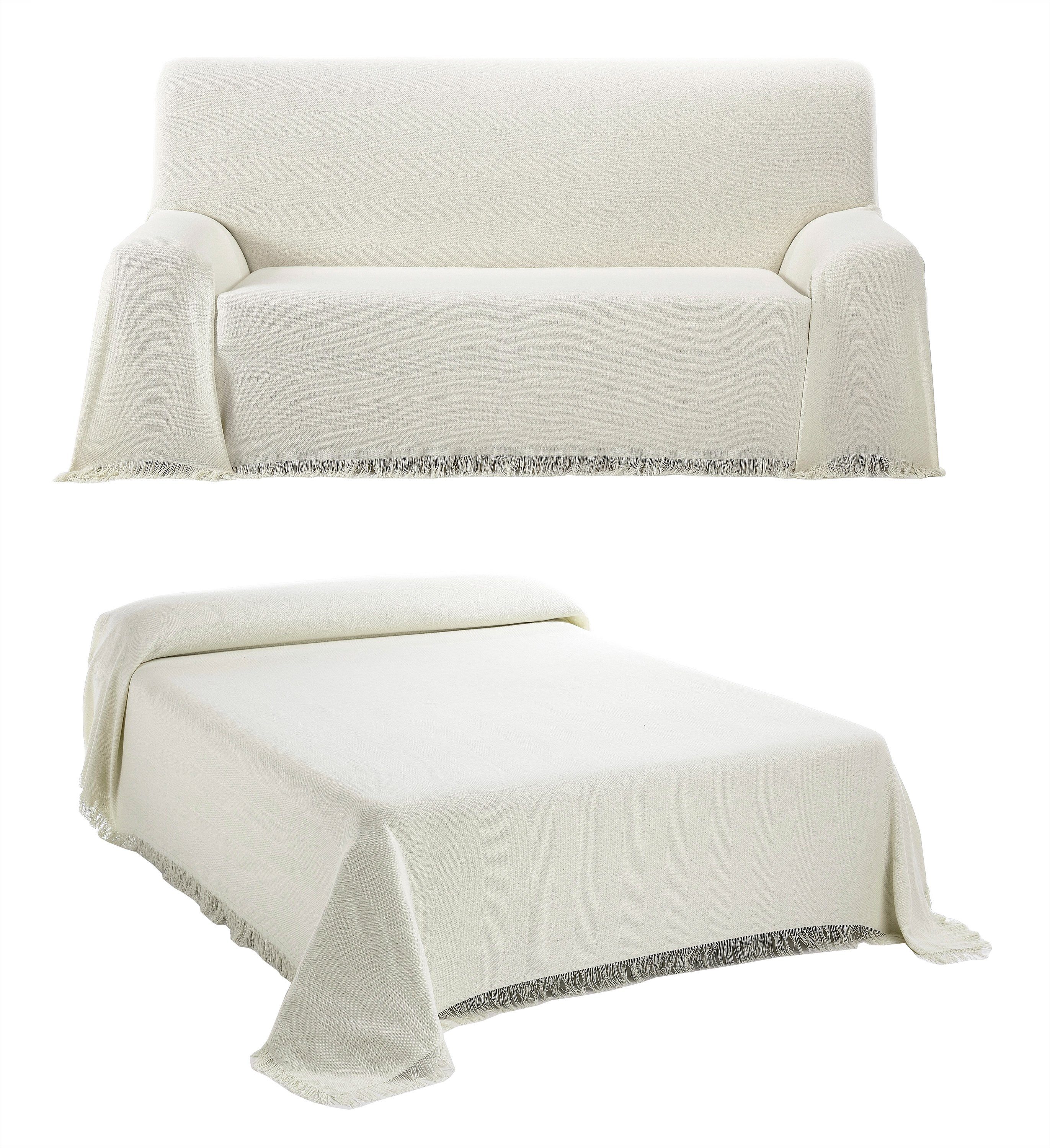 Beautex Tagesdecke Tagesdecke, Wohnzimmer Decke aus