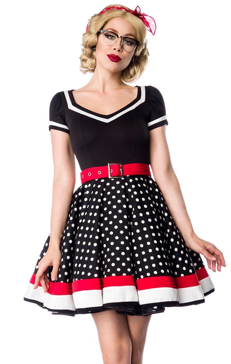 BELSIRA A-Linien-Kleid 50er Jahre Pin Up
