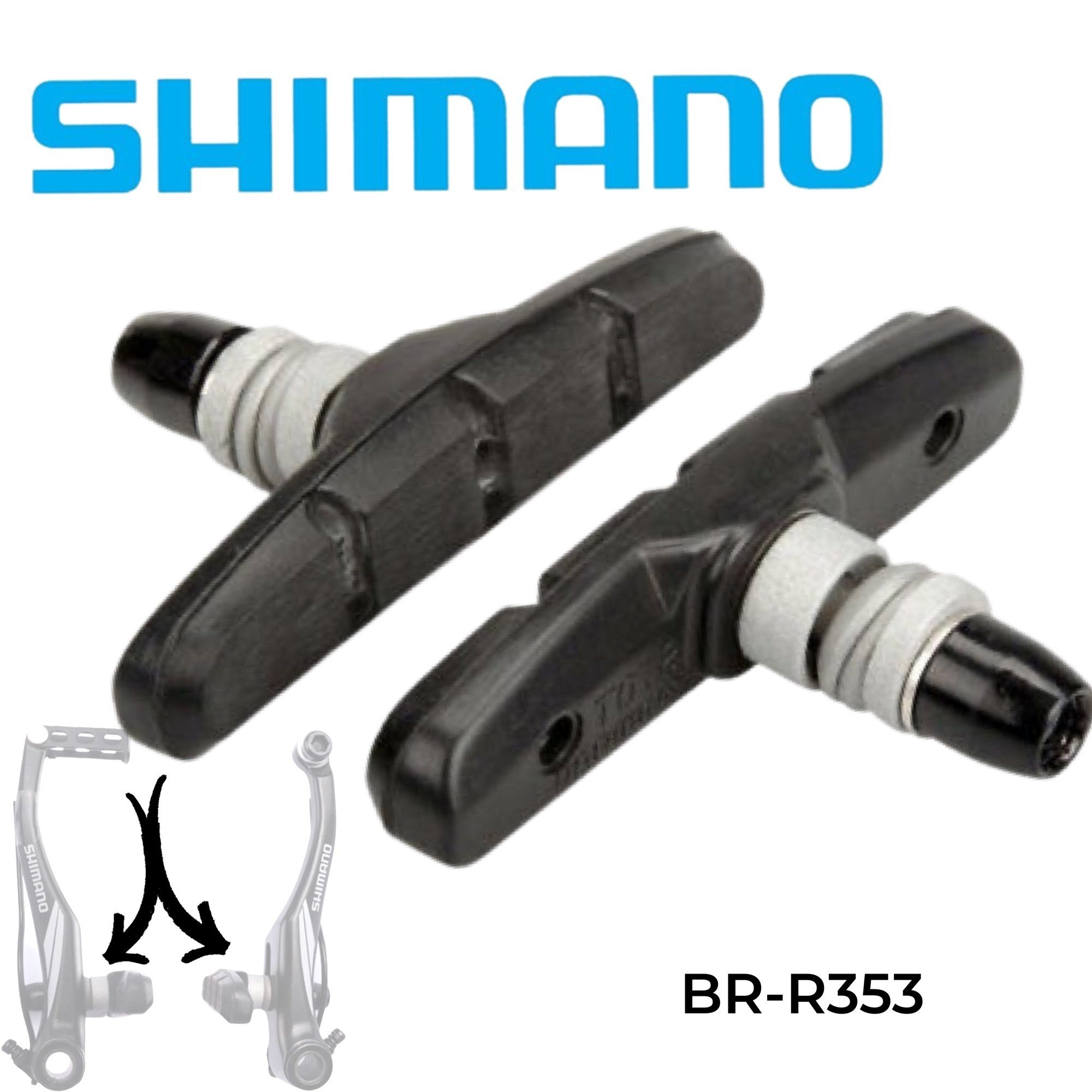 Shimano Felgenbremse SHIMANO Fahrrad V-Brake Bremse