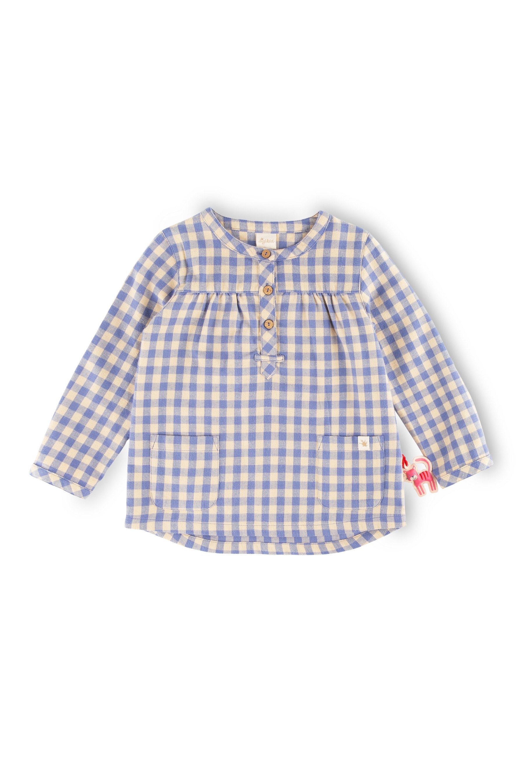 Sigikid Langarmhemd Flanellbluse wild cat (1-tlg)