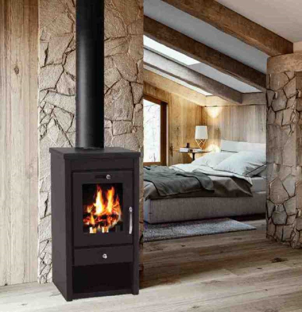 Apex Kaminofen Kaminofen 7kW Holzofen Kachelofen