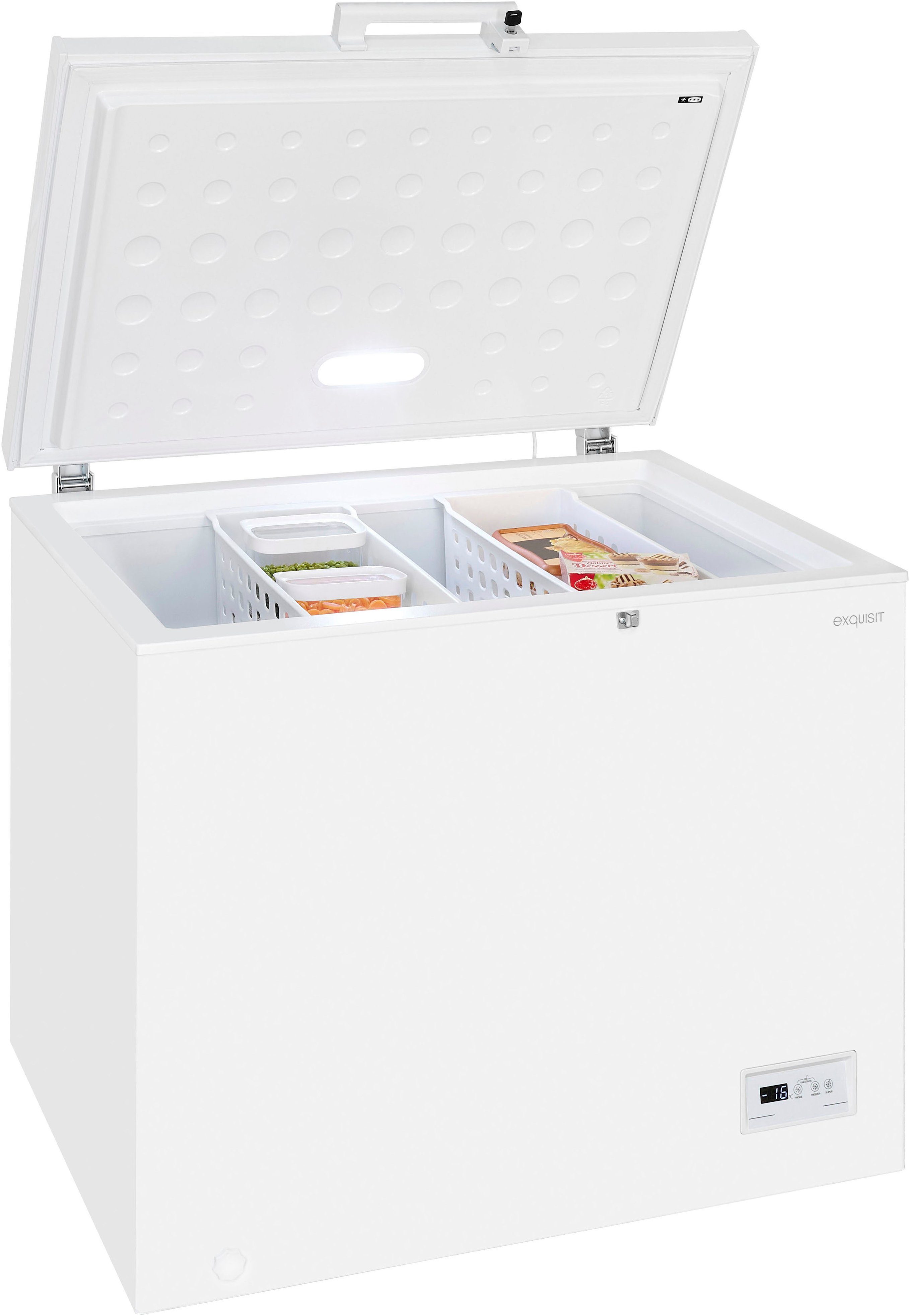 exquisit Gefriertruhe GT265-HE-040D, 96 cm breit,