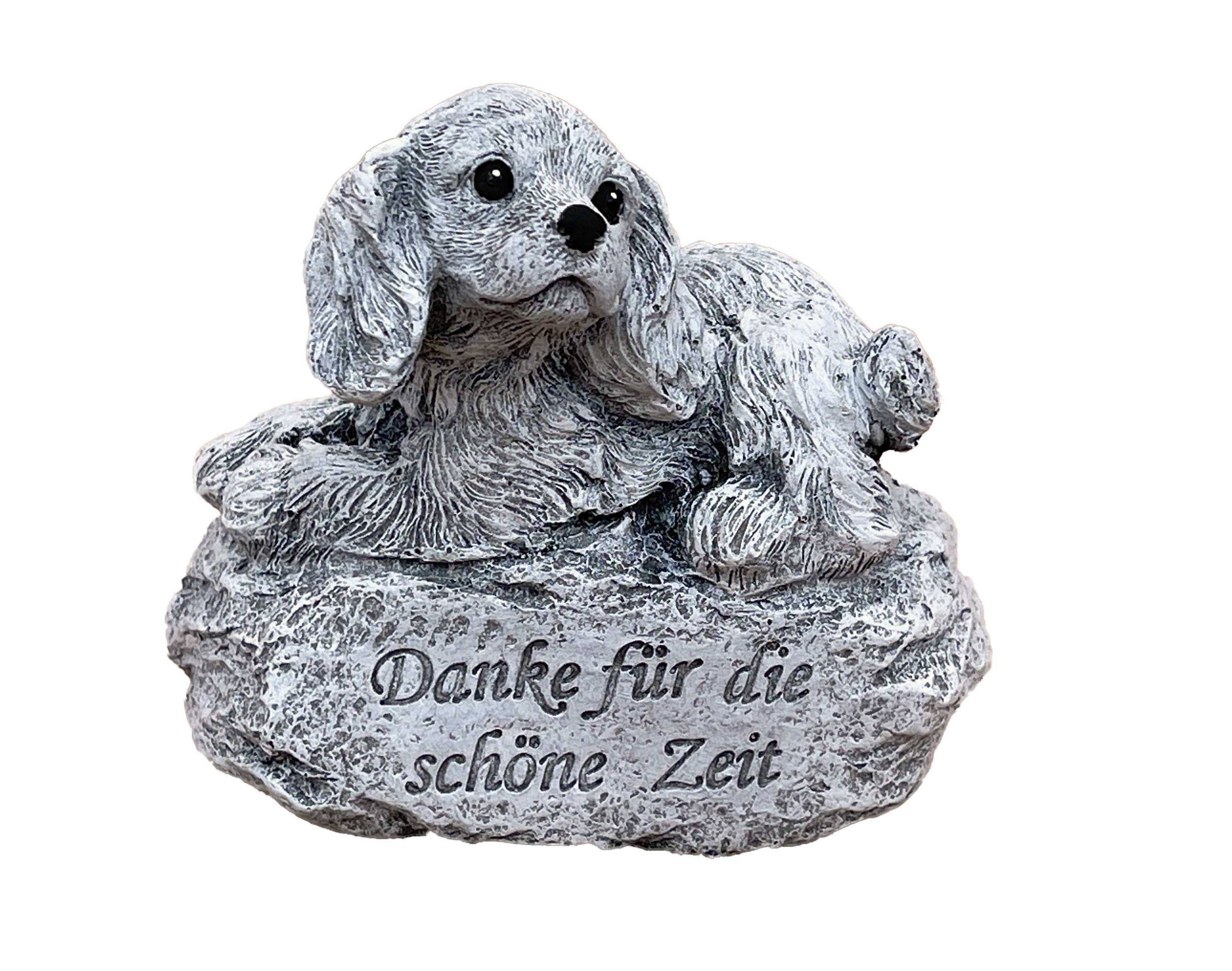 Stone and Style Gartenfigur Grabschmuck Hund
