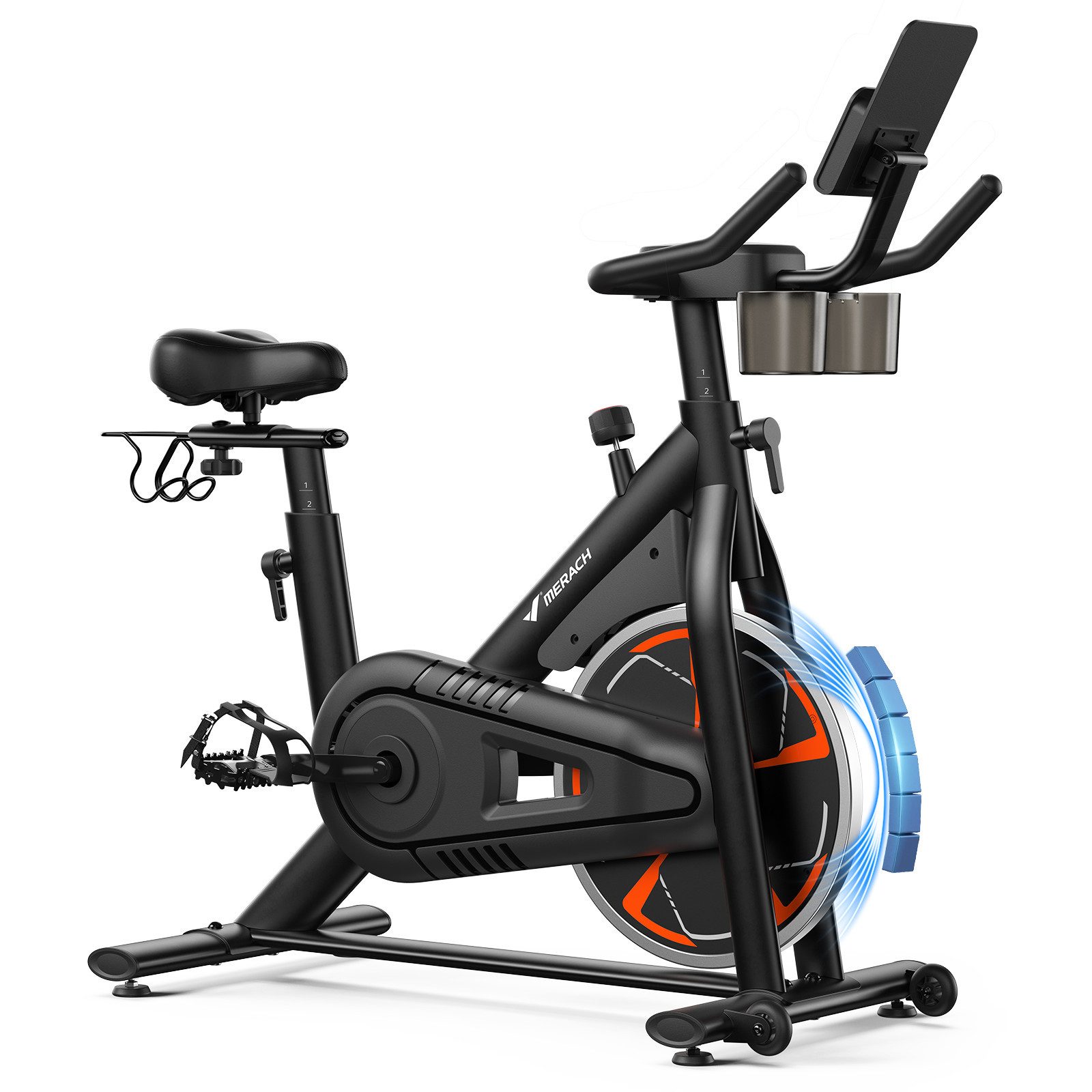 MERACH Heimtrainer Fahhrad für Zuhause, leises