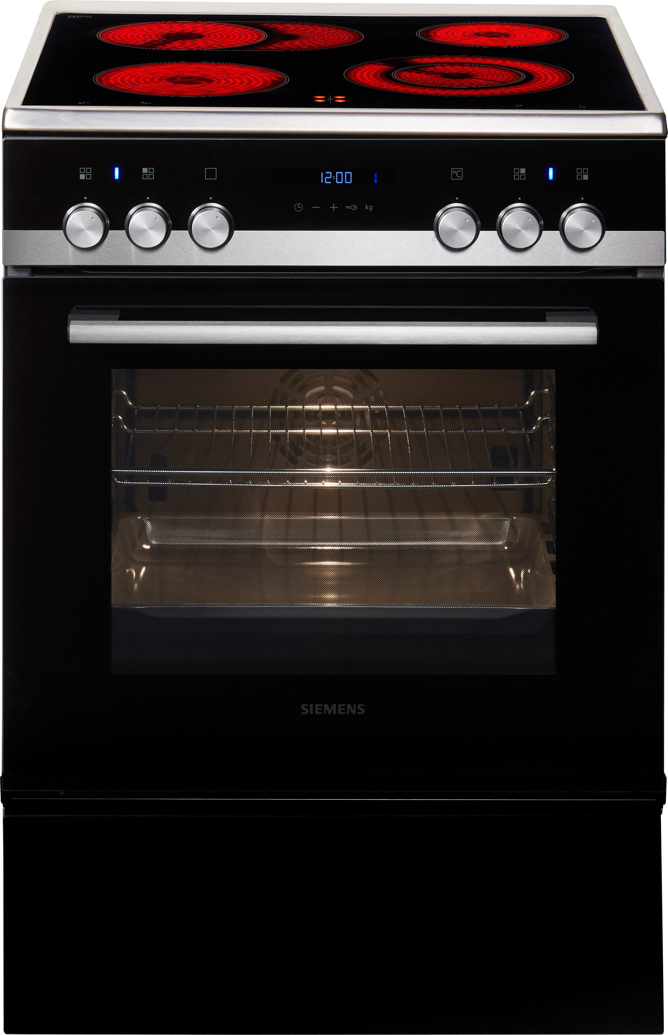 SIEMENS Elektro-Standherd iQ500 HK9S5A240, mit Teleskopauszug