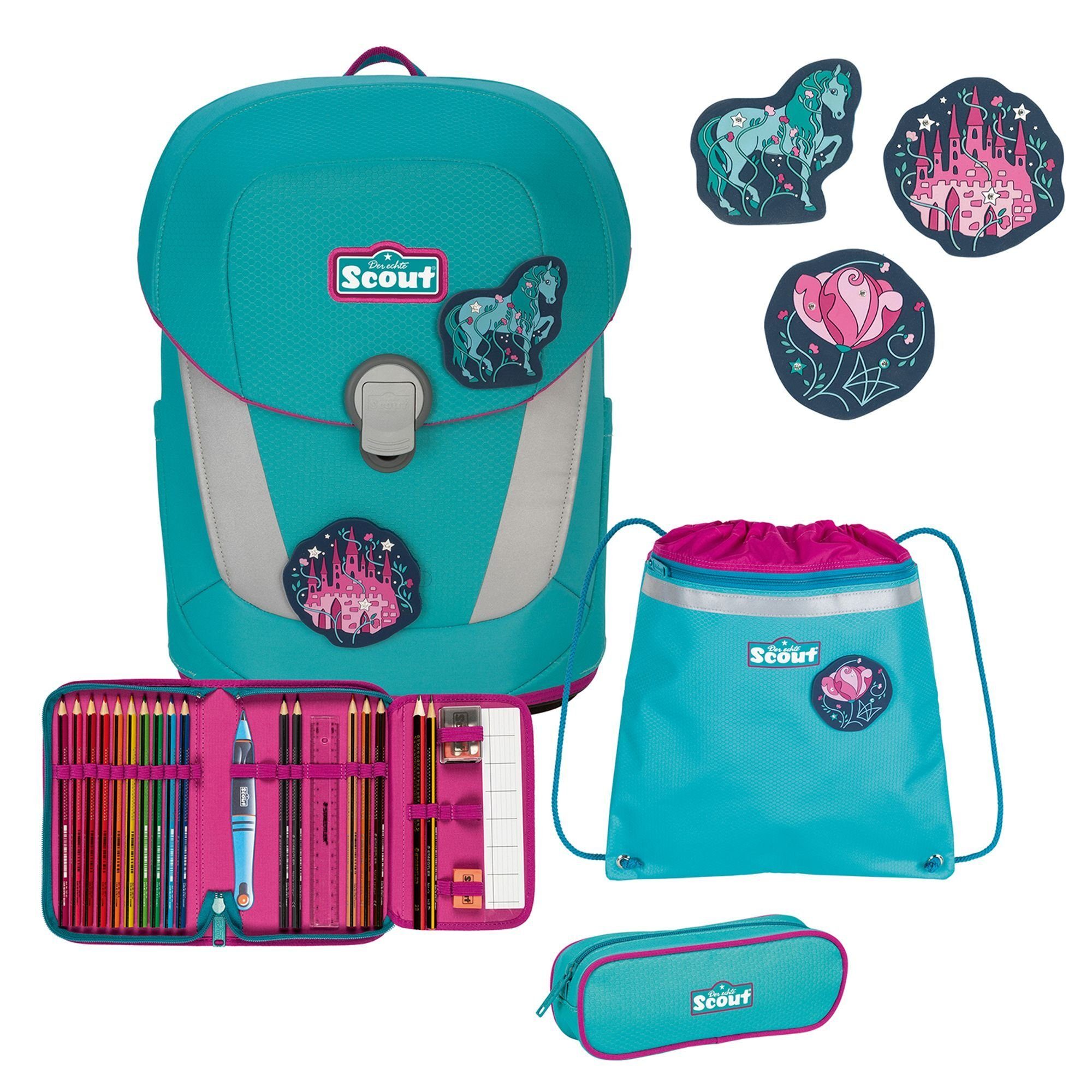 Scout Schulranzen Sunny II (4-tlg), Polyester