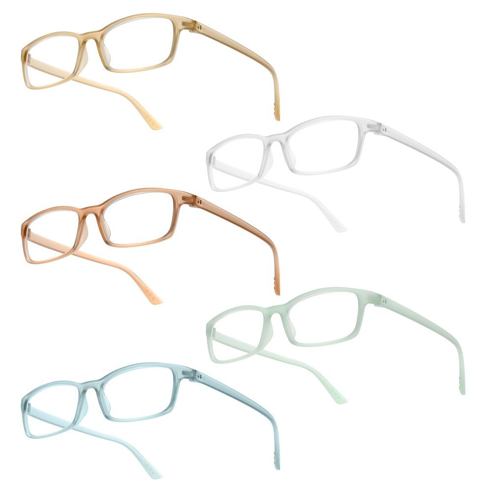 UrbanSky Lesebrille Nick, 5er-Pack - verschiedene