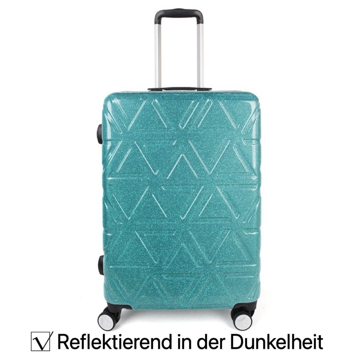 NEWCOM Hartschalen-Trolley Reisekoffer mit TSA Schloss