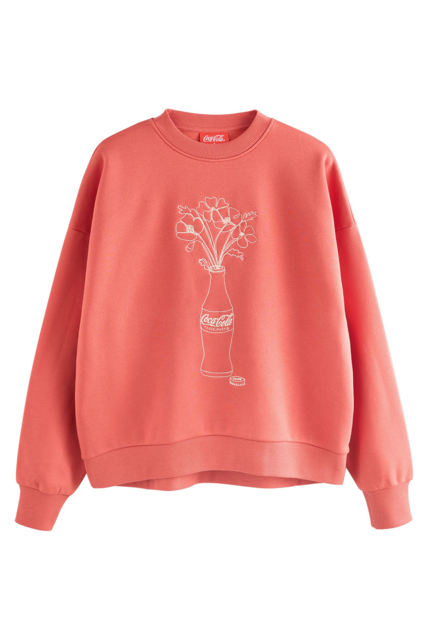 Next Sweater Lizenz-Pullover Coca Cola Blumenvase