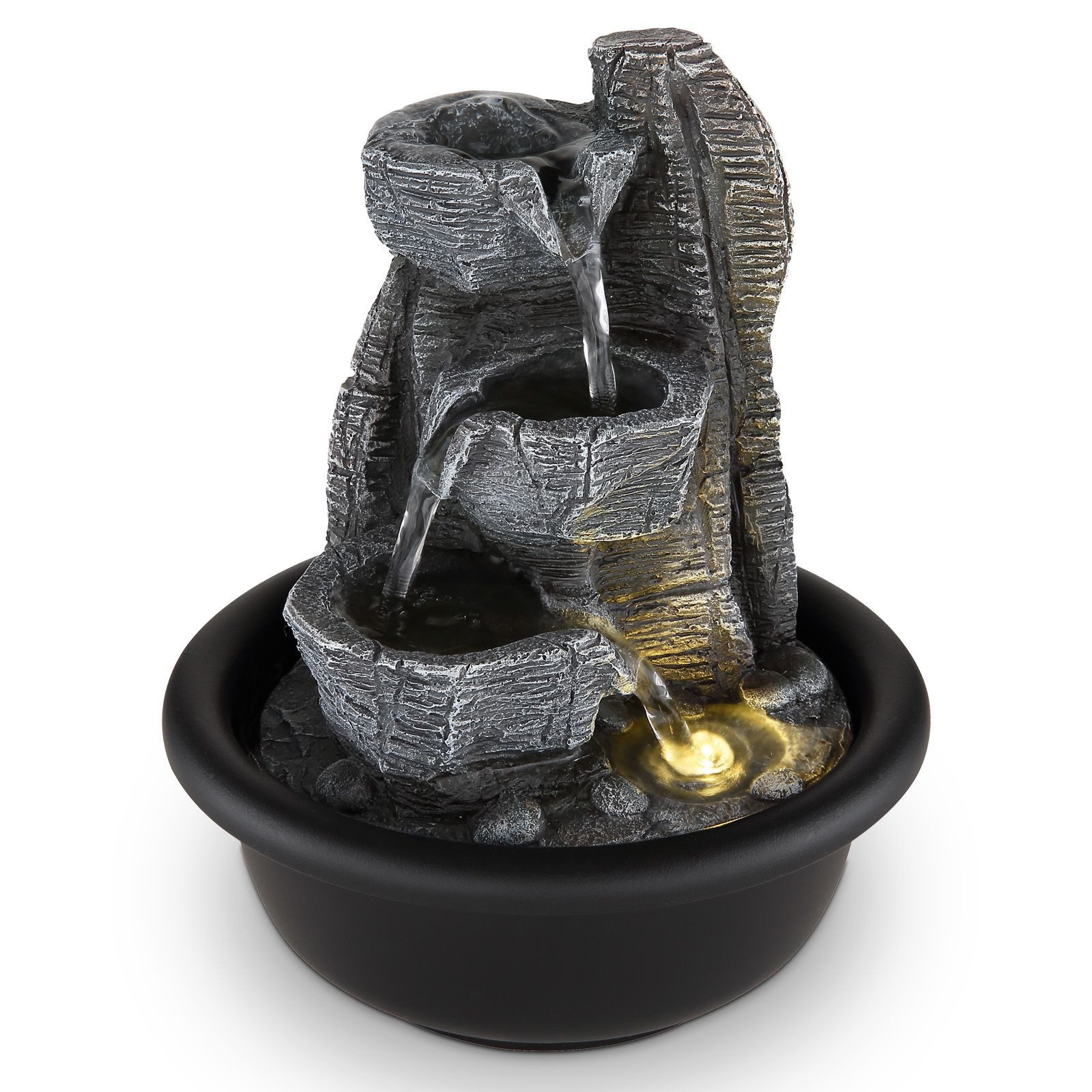 bmf-versand Zimmerbrunnen Zimmerbrunnen mit Beleuchtung und