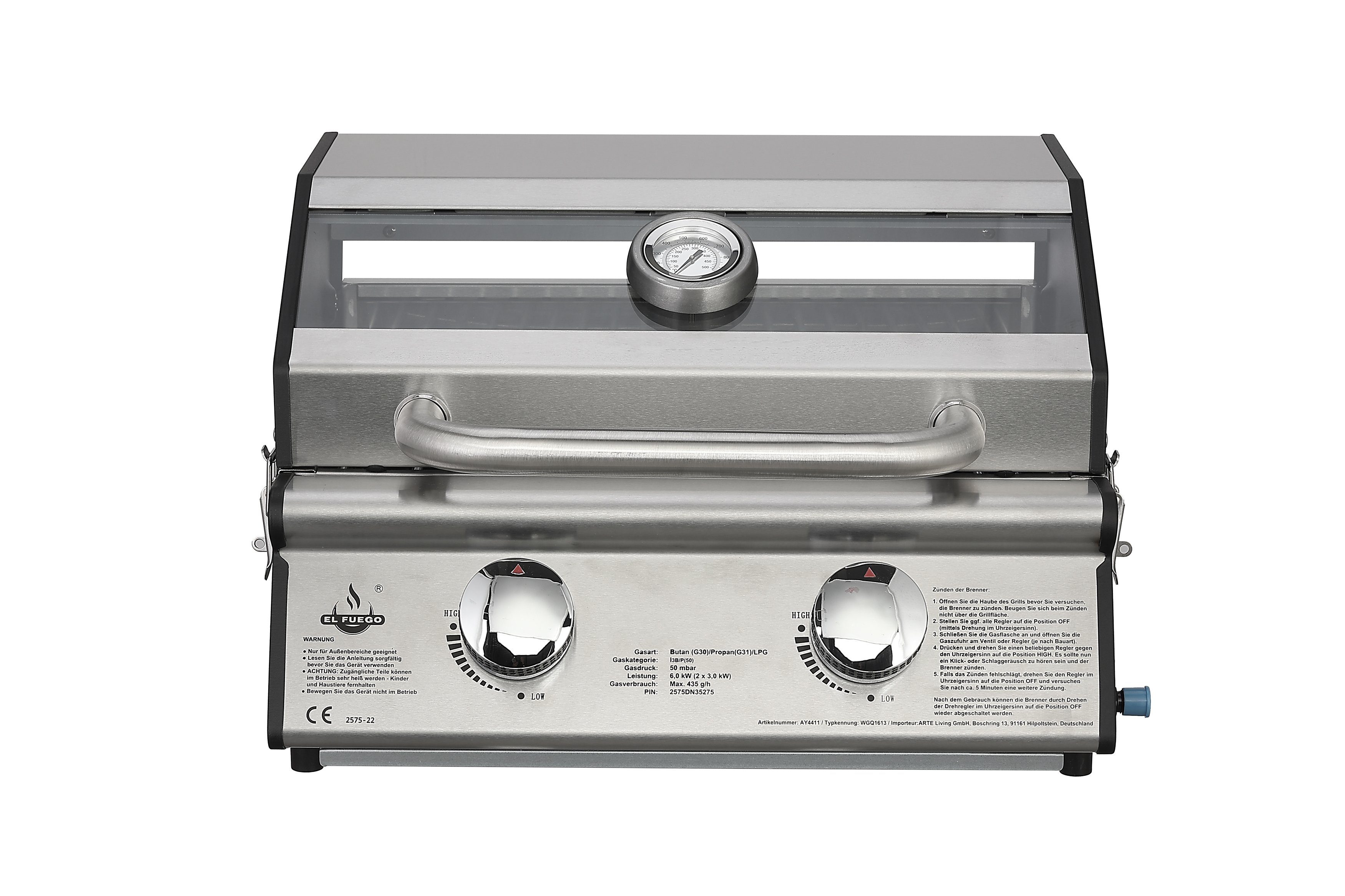 El Fuego Camping-Gasgrill Gasgrill 'Jesolo' von