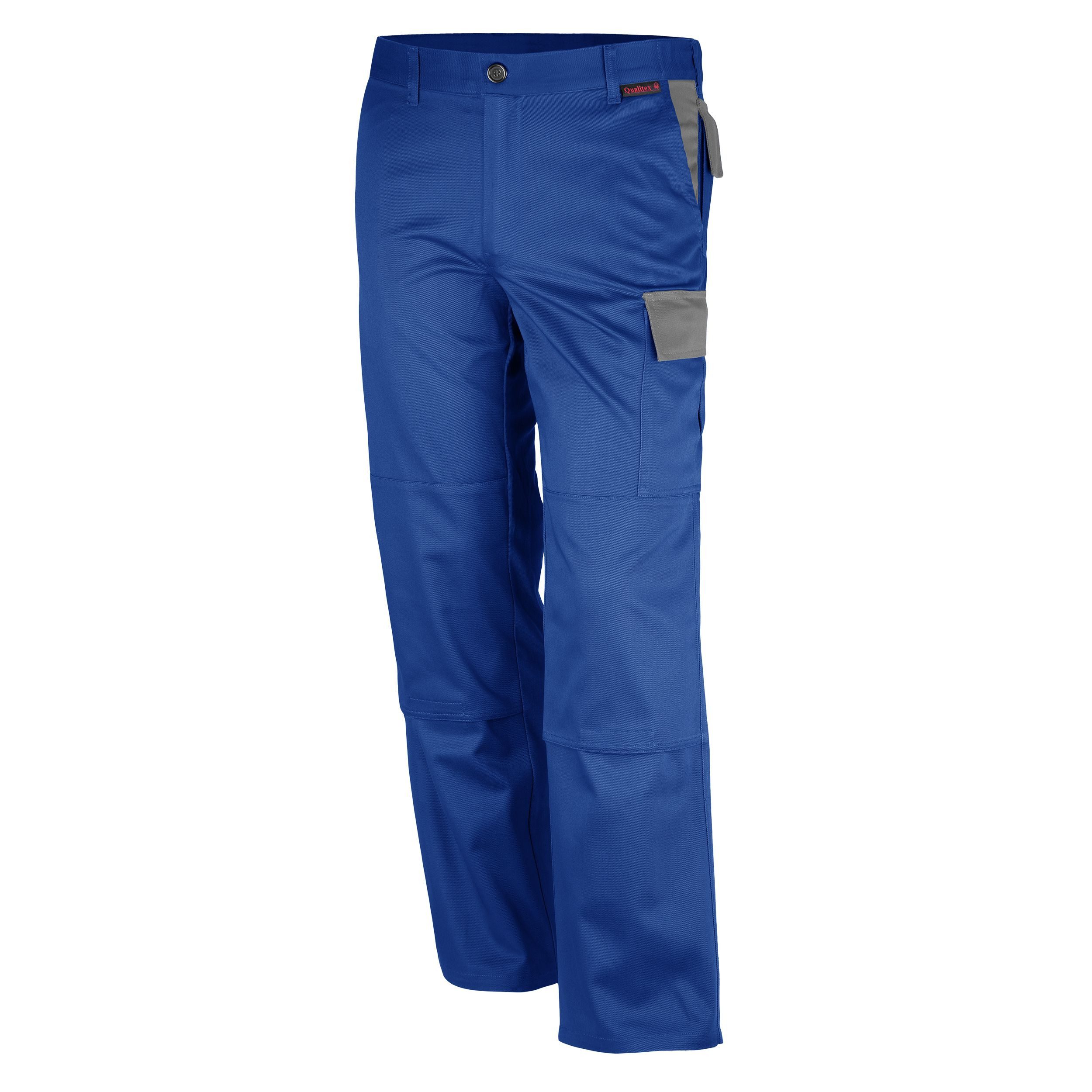 Qualitex Workwear Arbeitshose Bundhose 'image' kornblau/hellgrau,