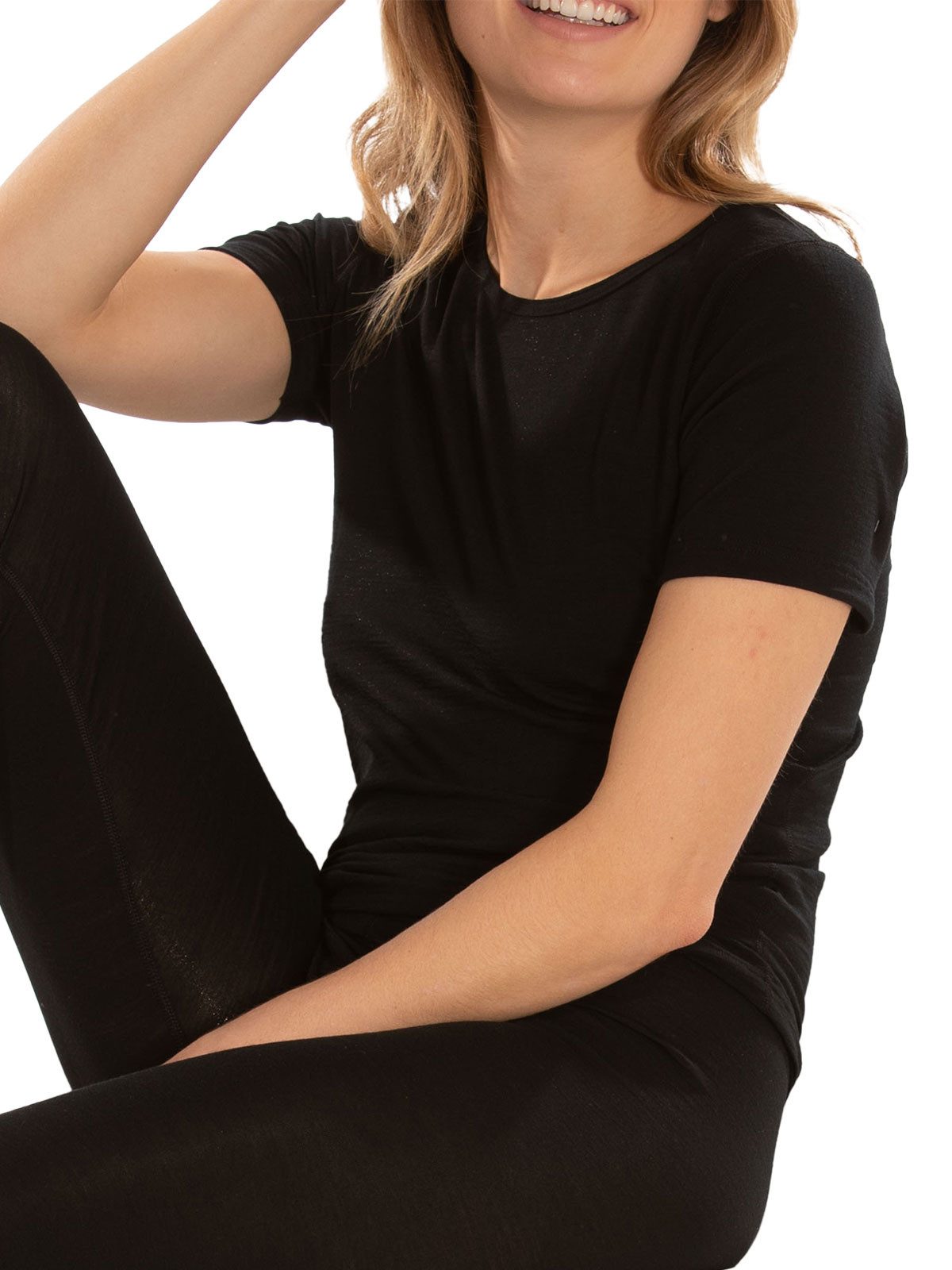 Pompadour Unterhemd Shirt 1/4 Arm Merino