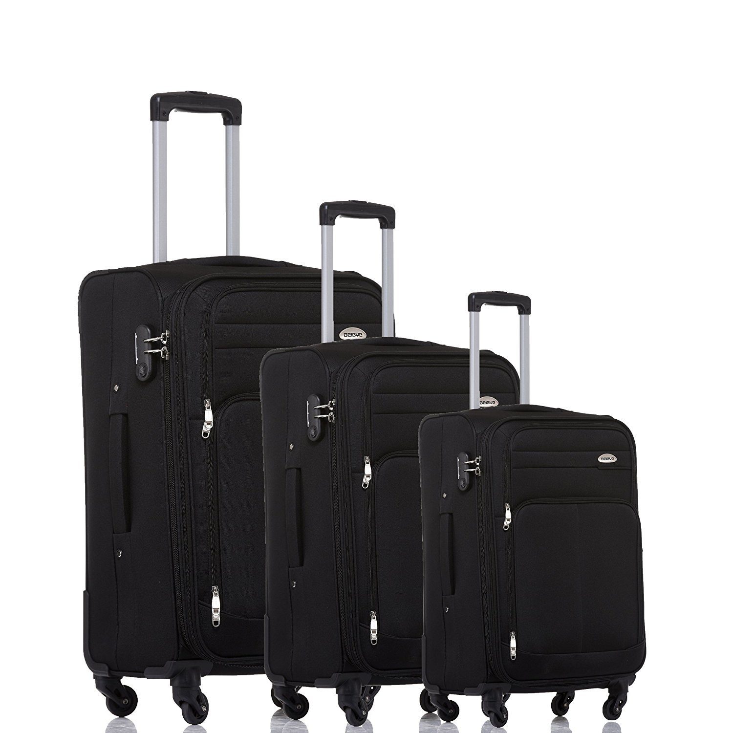 Beibye Trolleyset 3-tlg. mit 4 Rollen