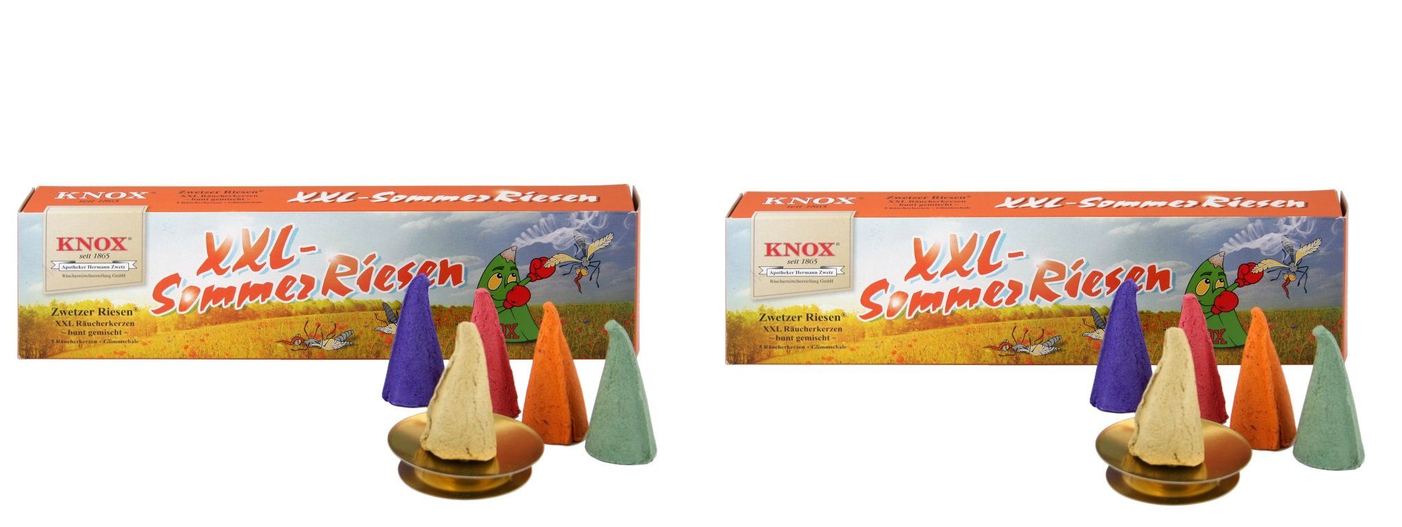 KNOX Duftkerze 071580, 2er Set XXL