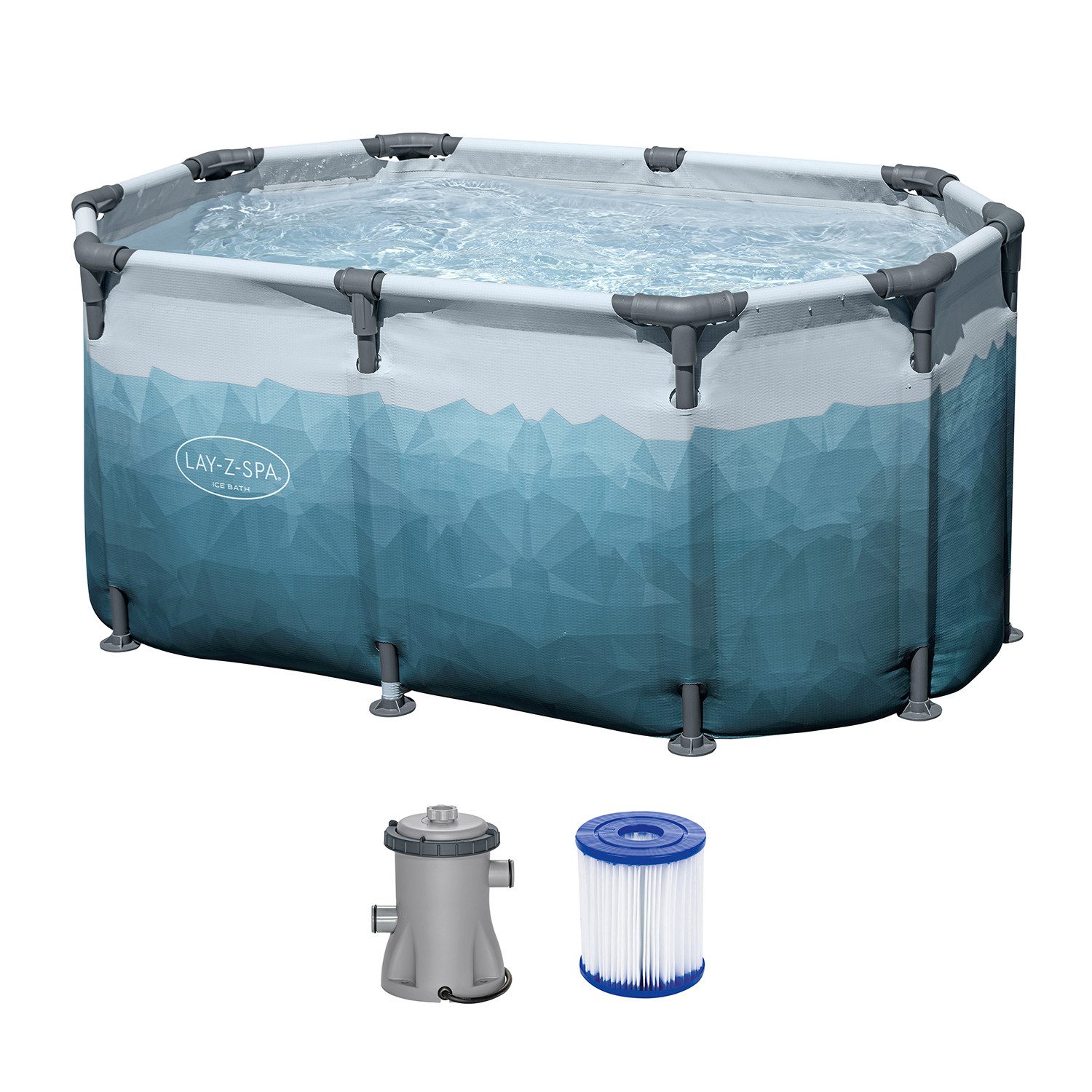 Bestway Framepool Bestway 6002N LAY-Z-SPA Glacial