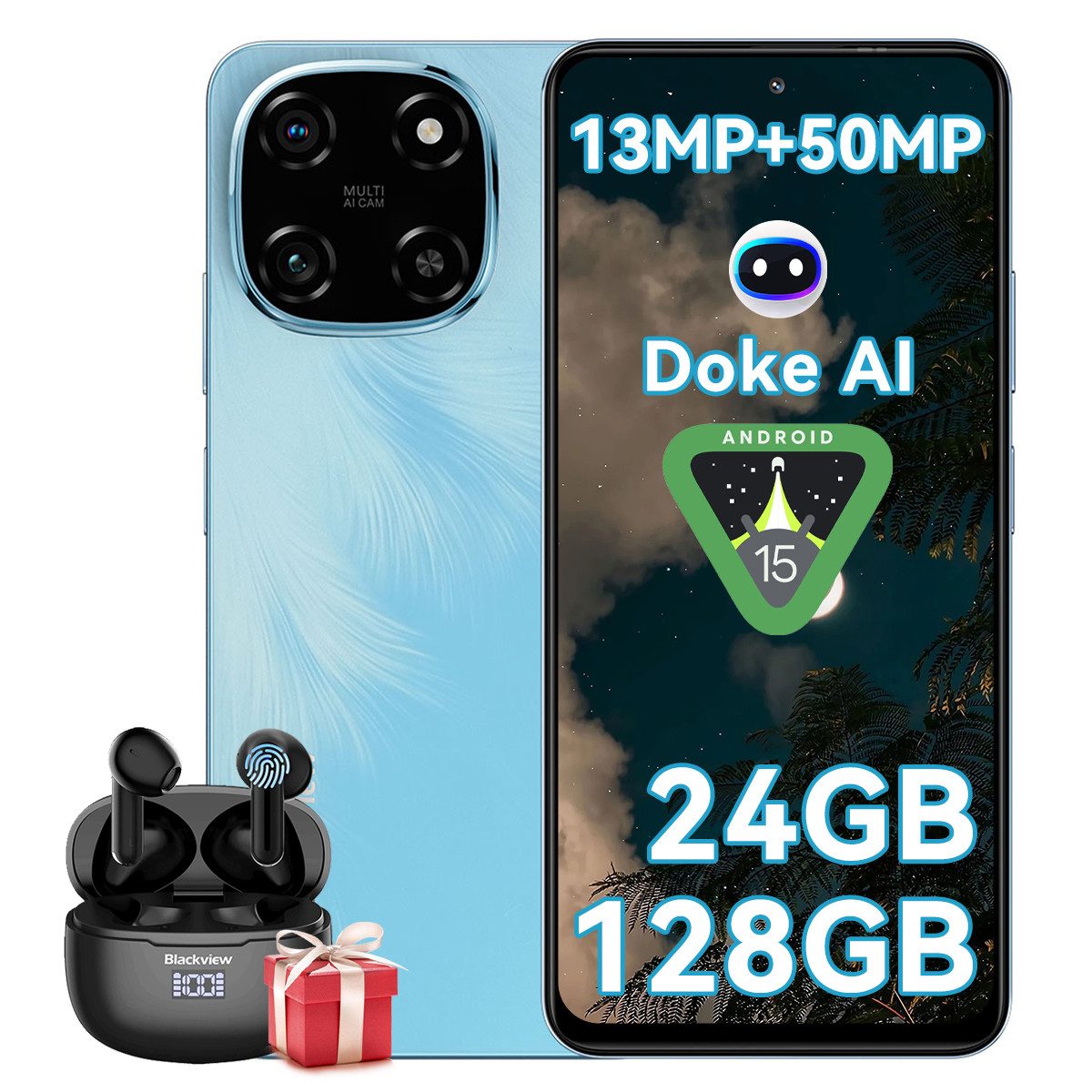 blackview Color 6 incl. Airbuds 8